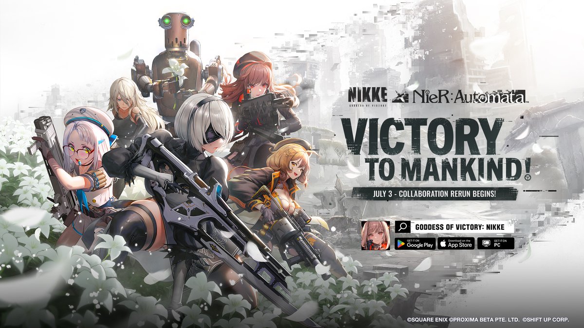 《NIKKE》x《尼尔：机械纪元》联动活动确认回归 7月3日重启_图1