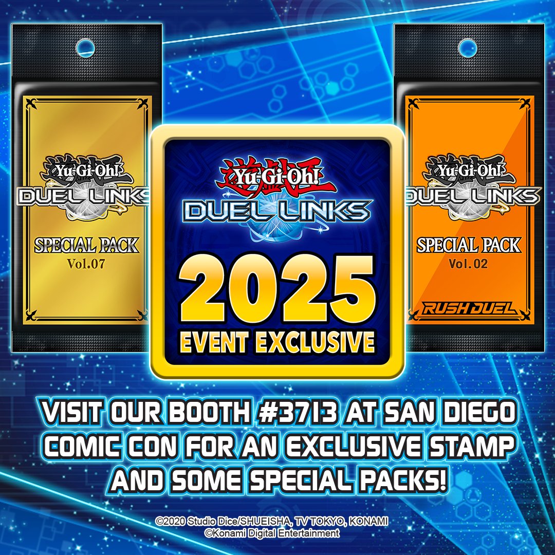 最后机会！SDCC2025游戏王决斗链接专属奖励等你来领_图1