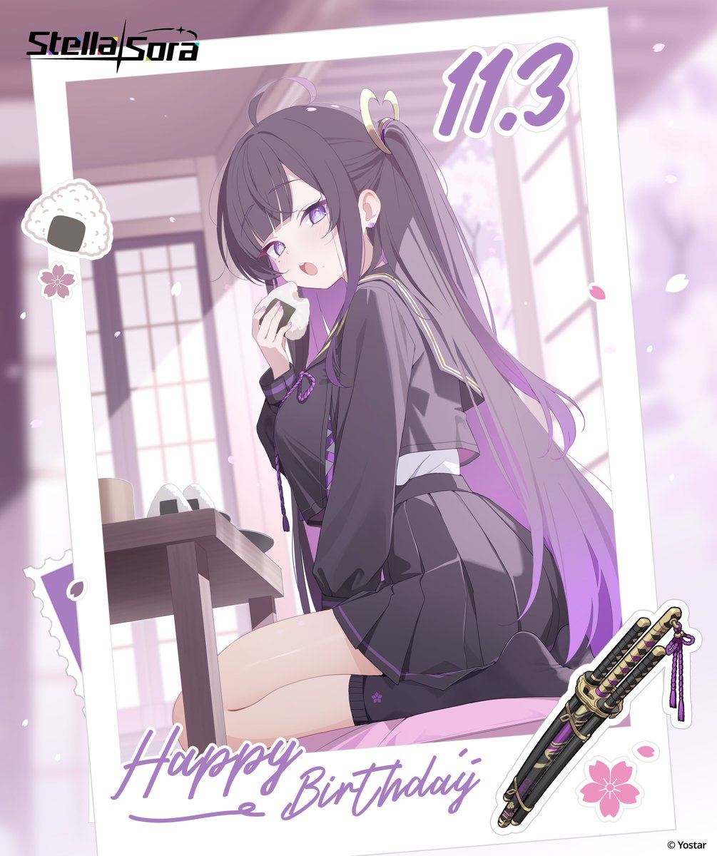 千年生日日志 | 多吃了几个饭团应该没关系吧_图1