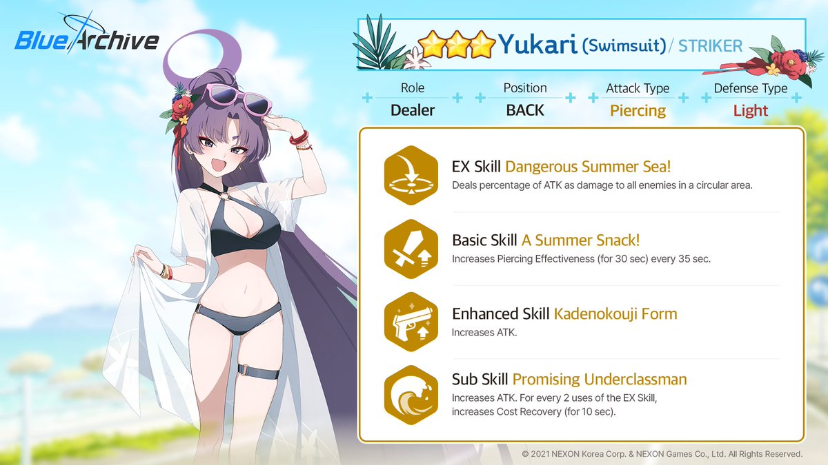 碧蓝档案新招募预告：泳装优香限时登场_图2