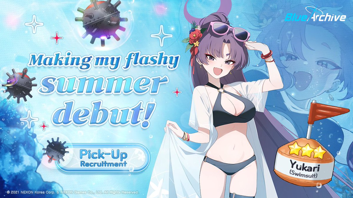 碧蓝档案新招募预告：泳装优香限时登场_图2