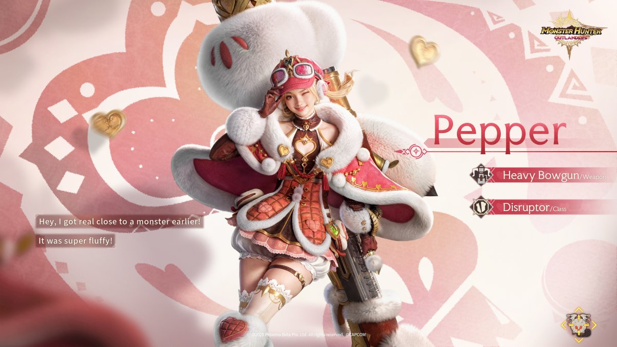 《怪物猎人OL》新角色佩珀介绍：重弩远程火力手_图2