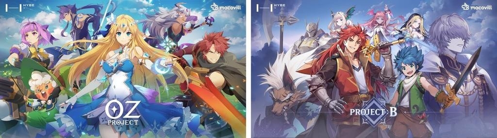 HYBE IM 宣布与 Macovill 签约 将发行 RPG 新作《Proj_图2