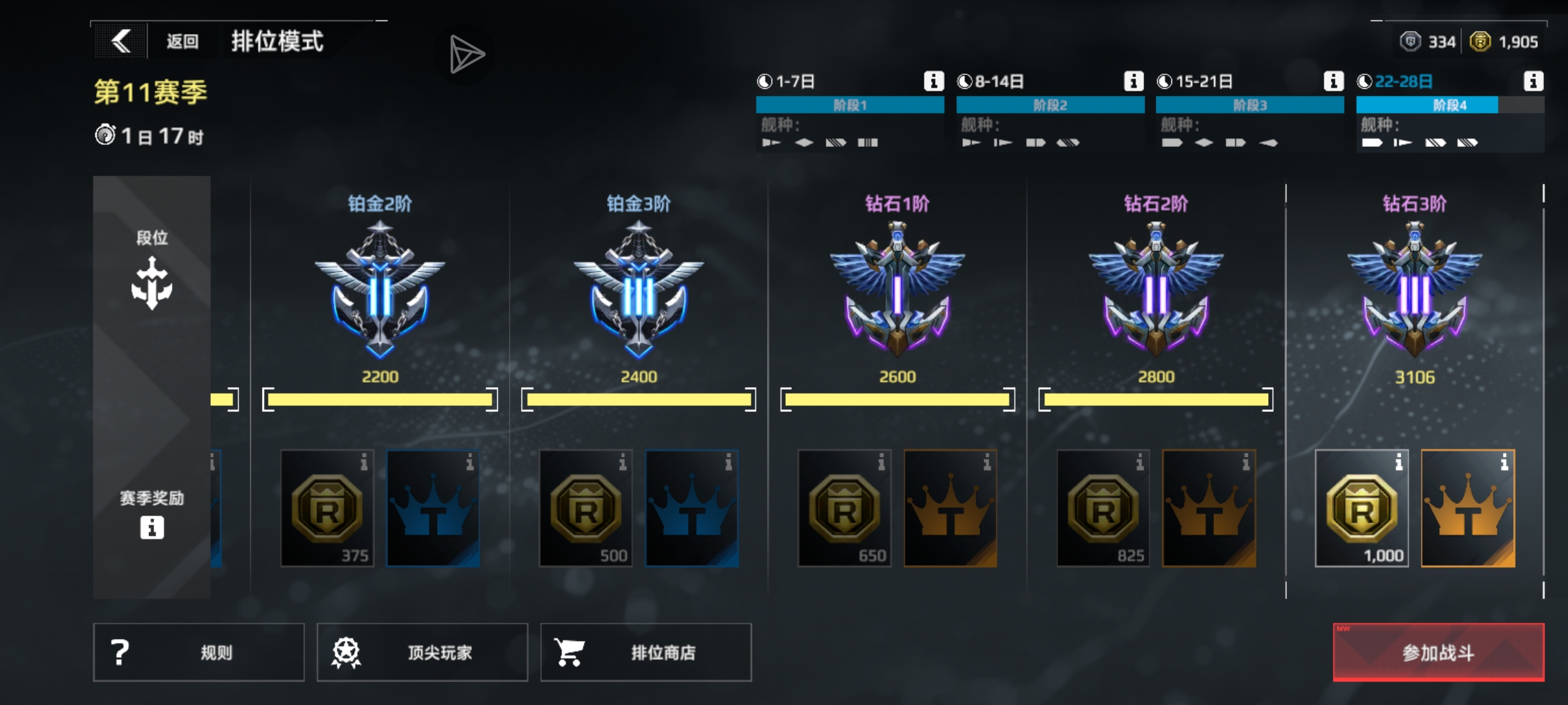 现代战舰排位_图1