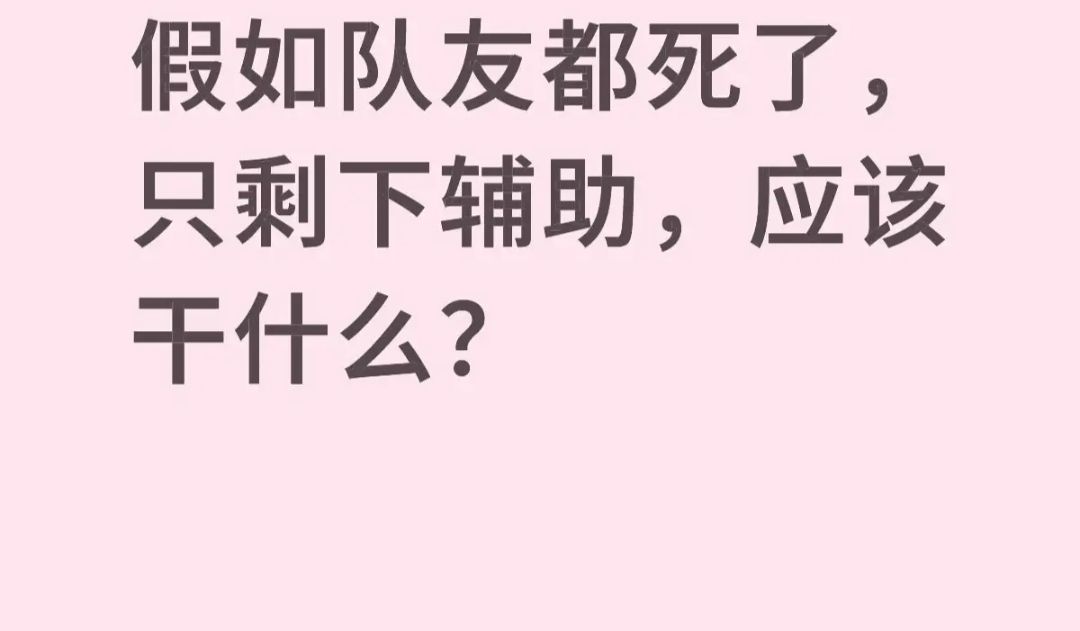 假如队友都死了，只剩下辅助怎么办？_图1