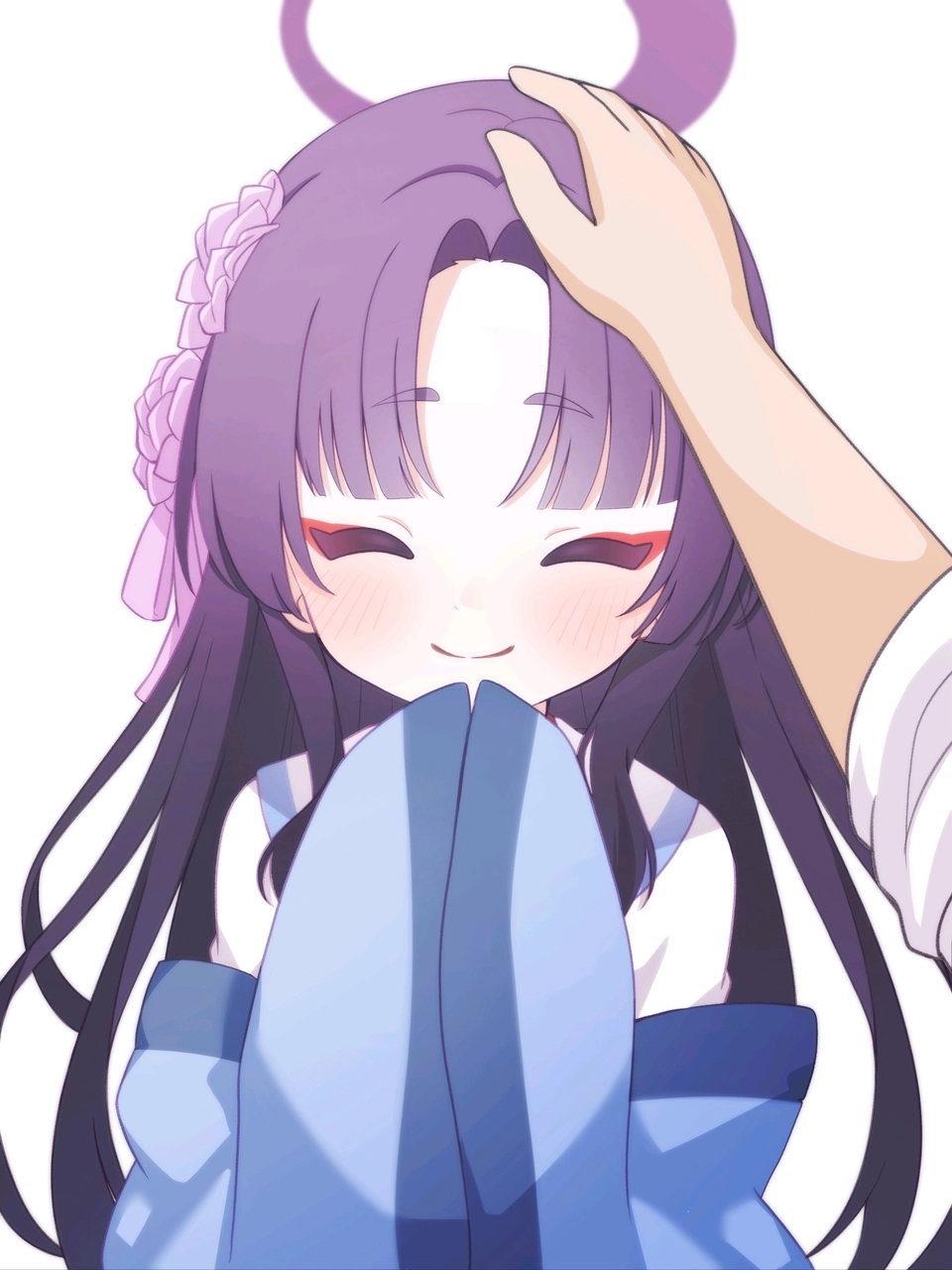 小紫，摸一下头哟～_图1