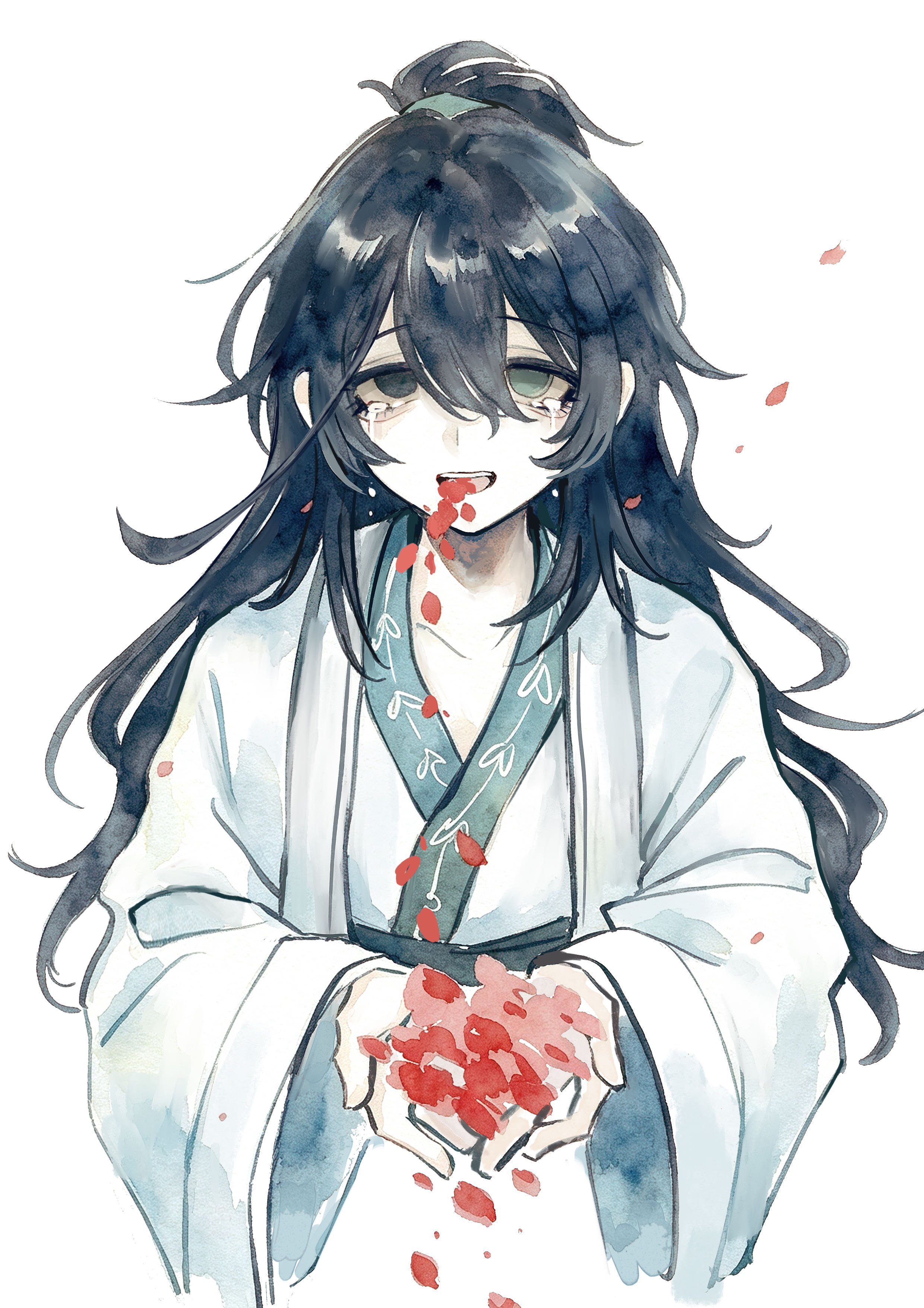 来点吐花症。_图1