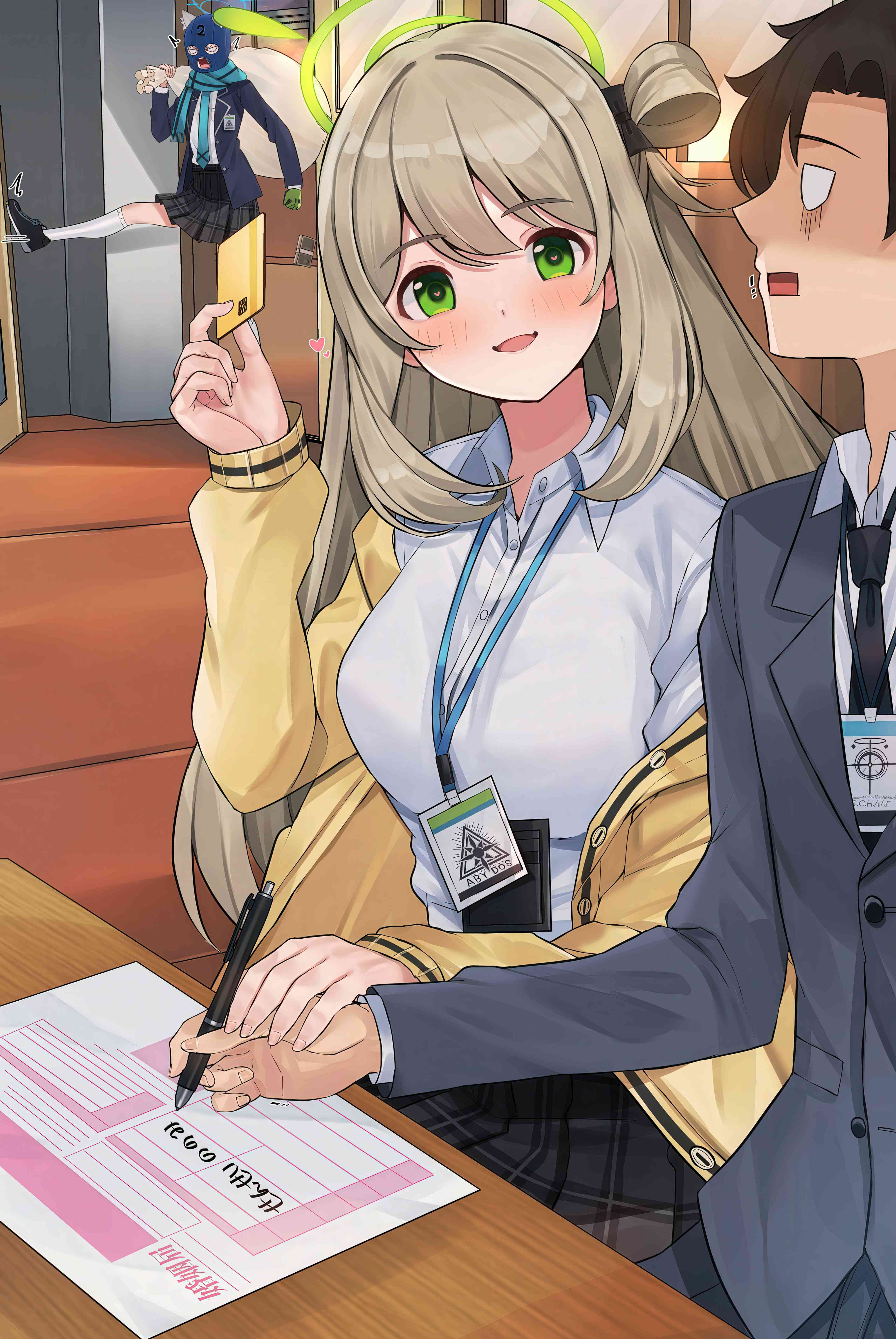 “sensei，只要在这上面签字，这张卡就是您了∽♡”“给我等一下！”_图1