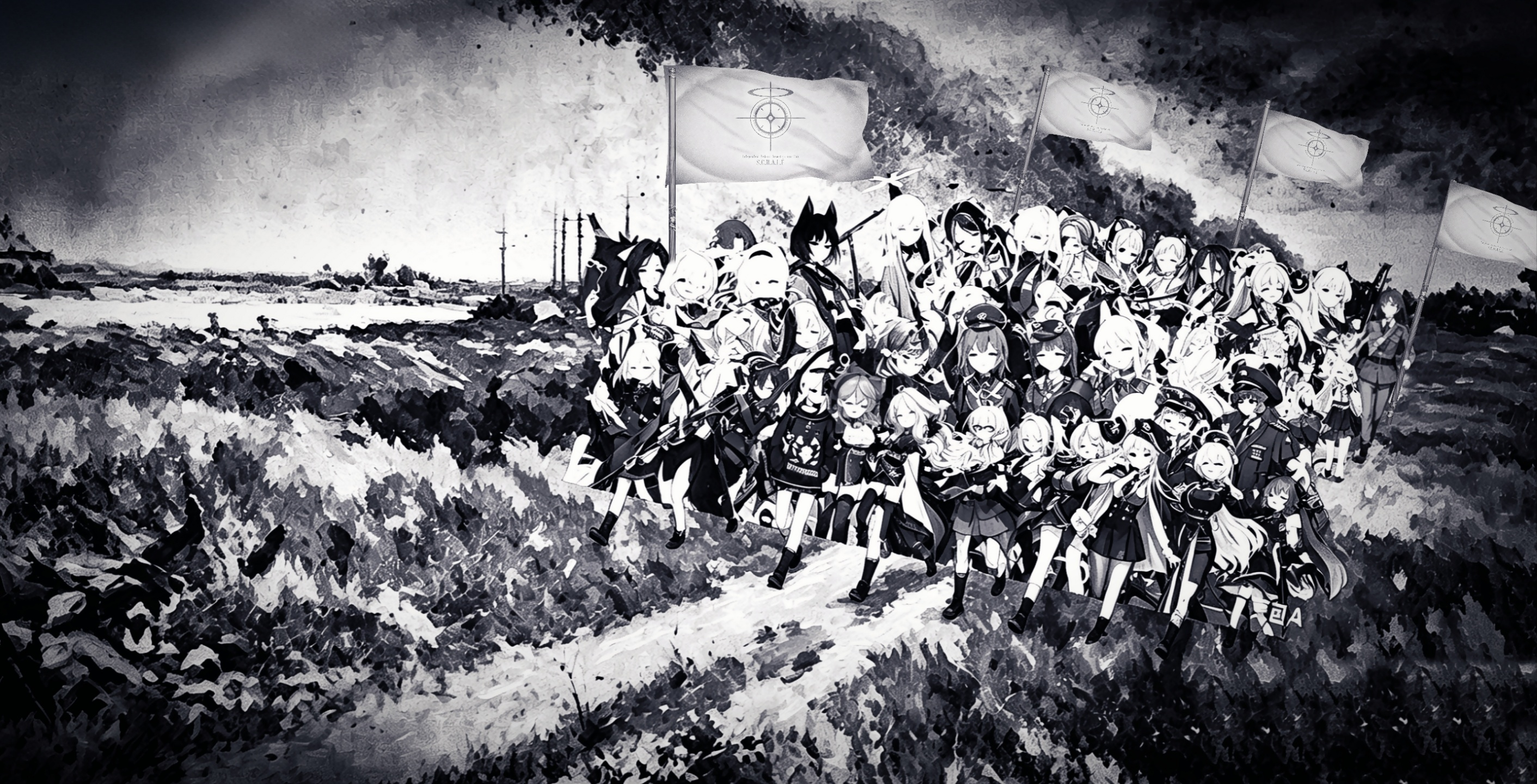 夏莱争夺反击战时的基沃托斯各个学院（注意：本图为同人图请勿当真，此图仅供娱乐）_图1