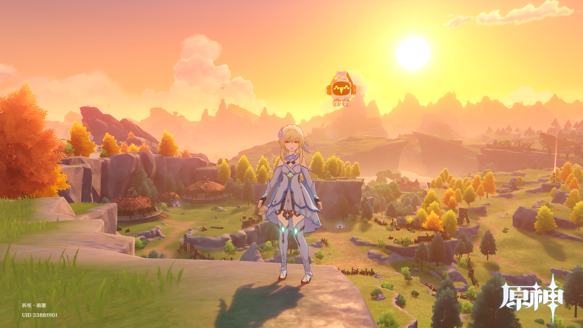 选取了几张在我原神里拍的风景照片，感觉拍的还不错，风景很美_图3