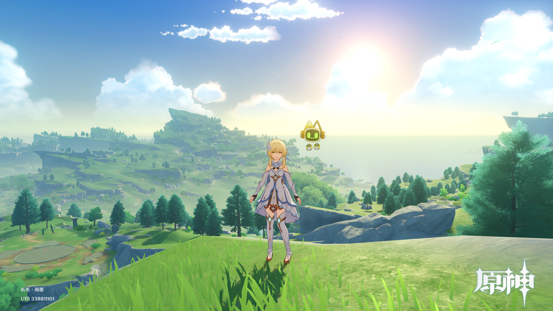 选取了几张在我原神里拍的风景照片，感觉拍的还不错，风景很美_图3