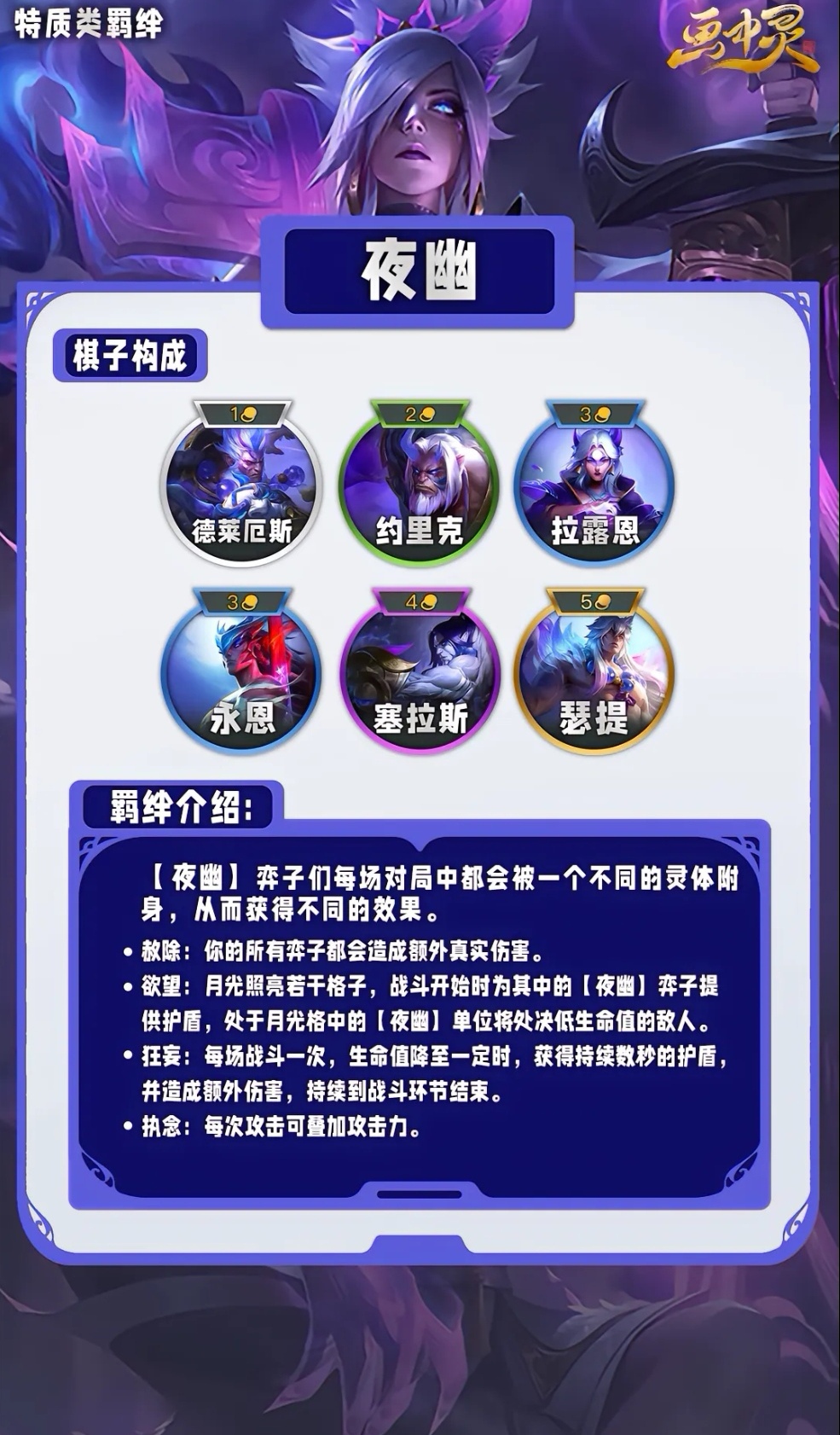 【云顶新赛季】新手小白必看攻略 羁绊篇_图3