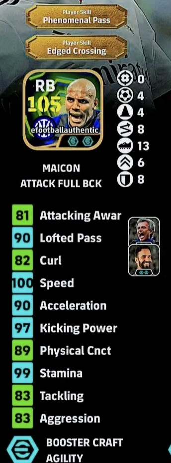 eFootball手游传奇麦孔：攻防一体的超跑！
_图3