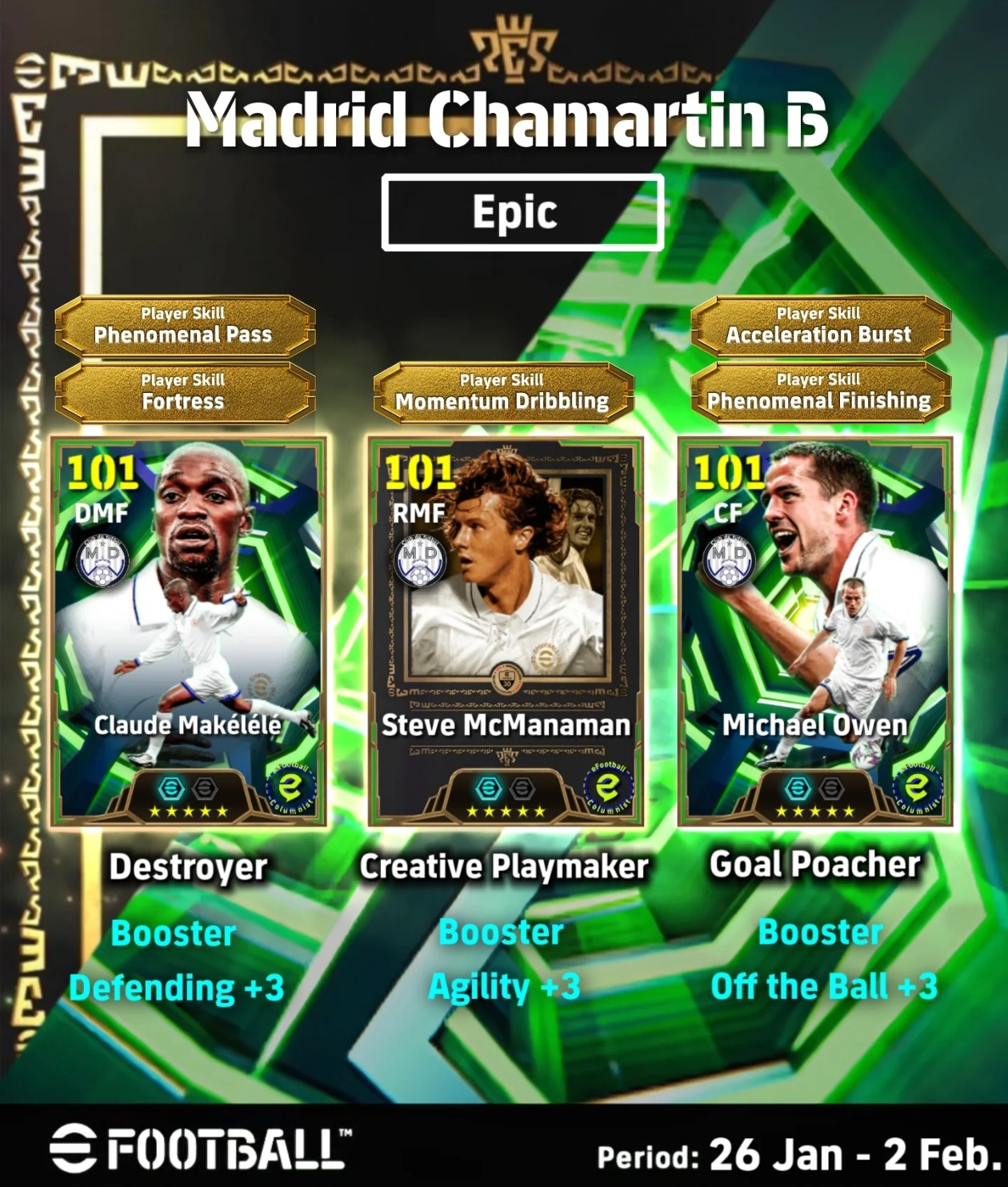 eFootball1月26日卡包_图1