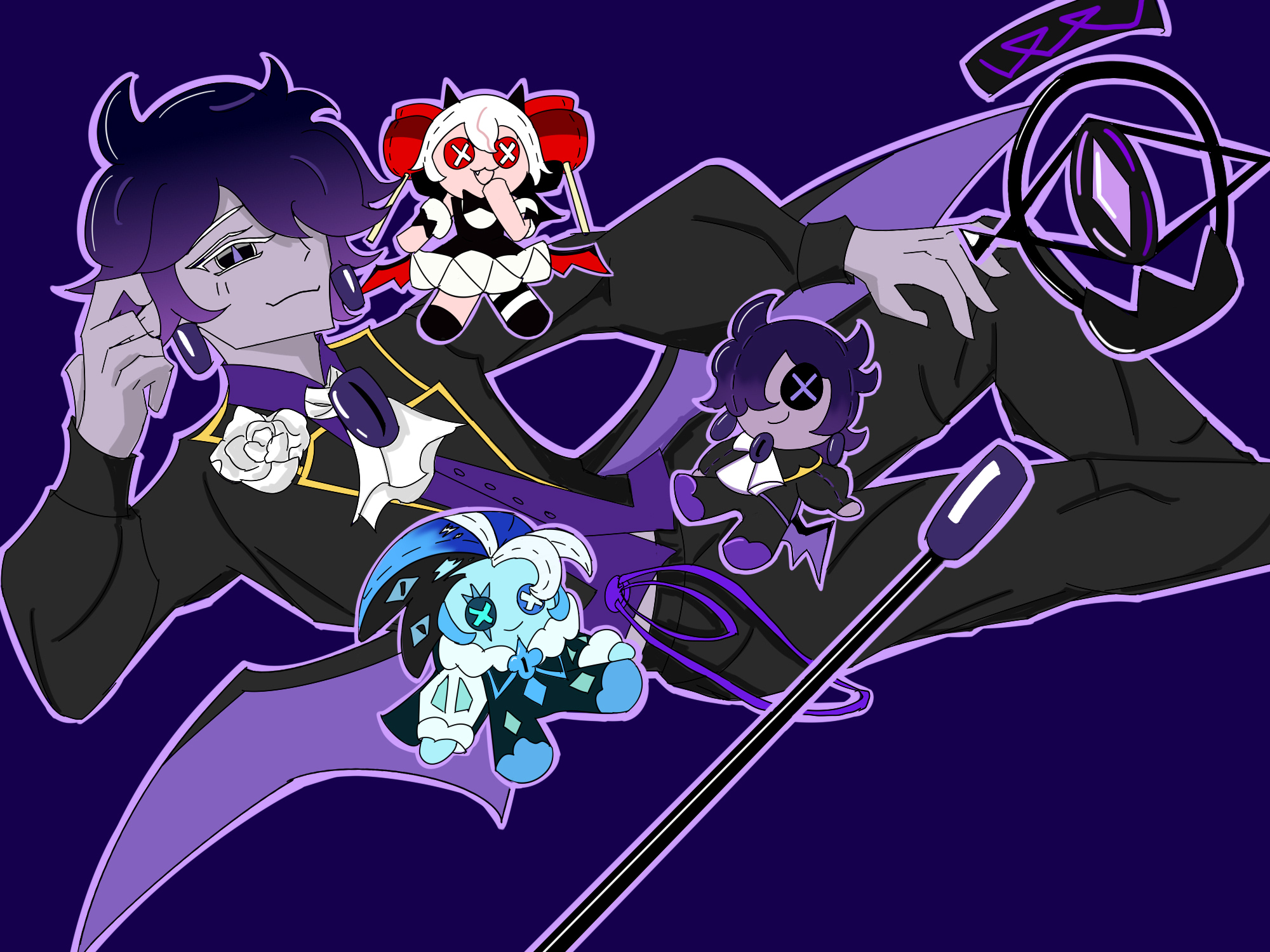 呃我自己想看然后不会画。_图2