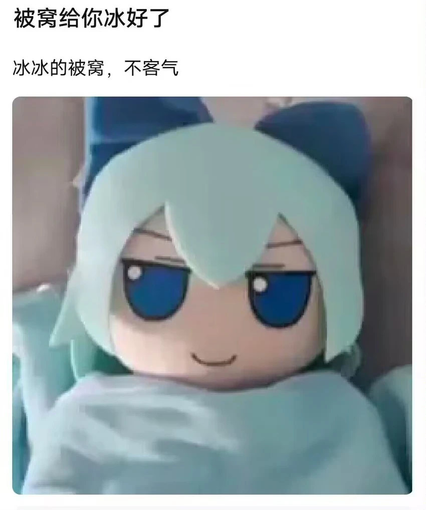 baka帮你冰好被窝了赶紧来睡觉_图1