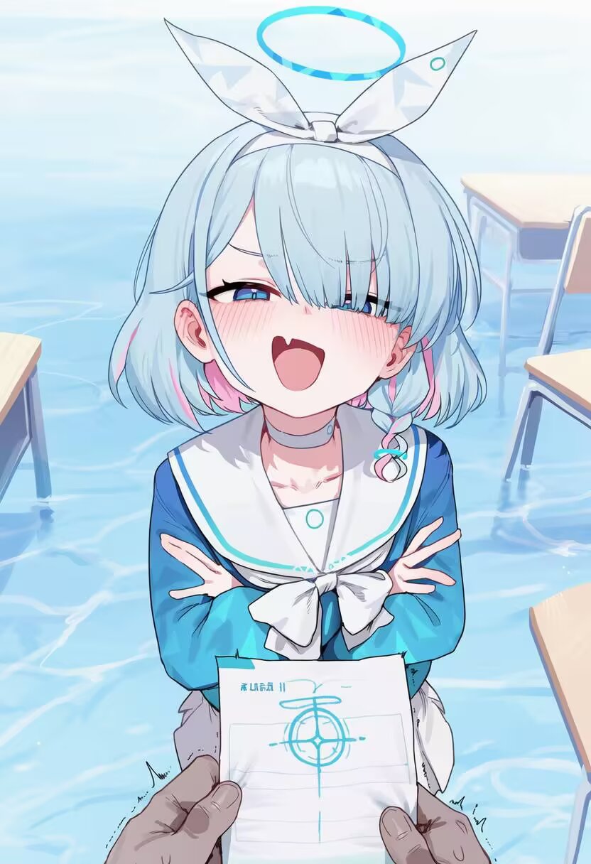 杂鱼老师又抽到蓝了呢～_图1