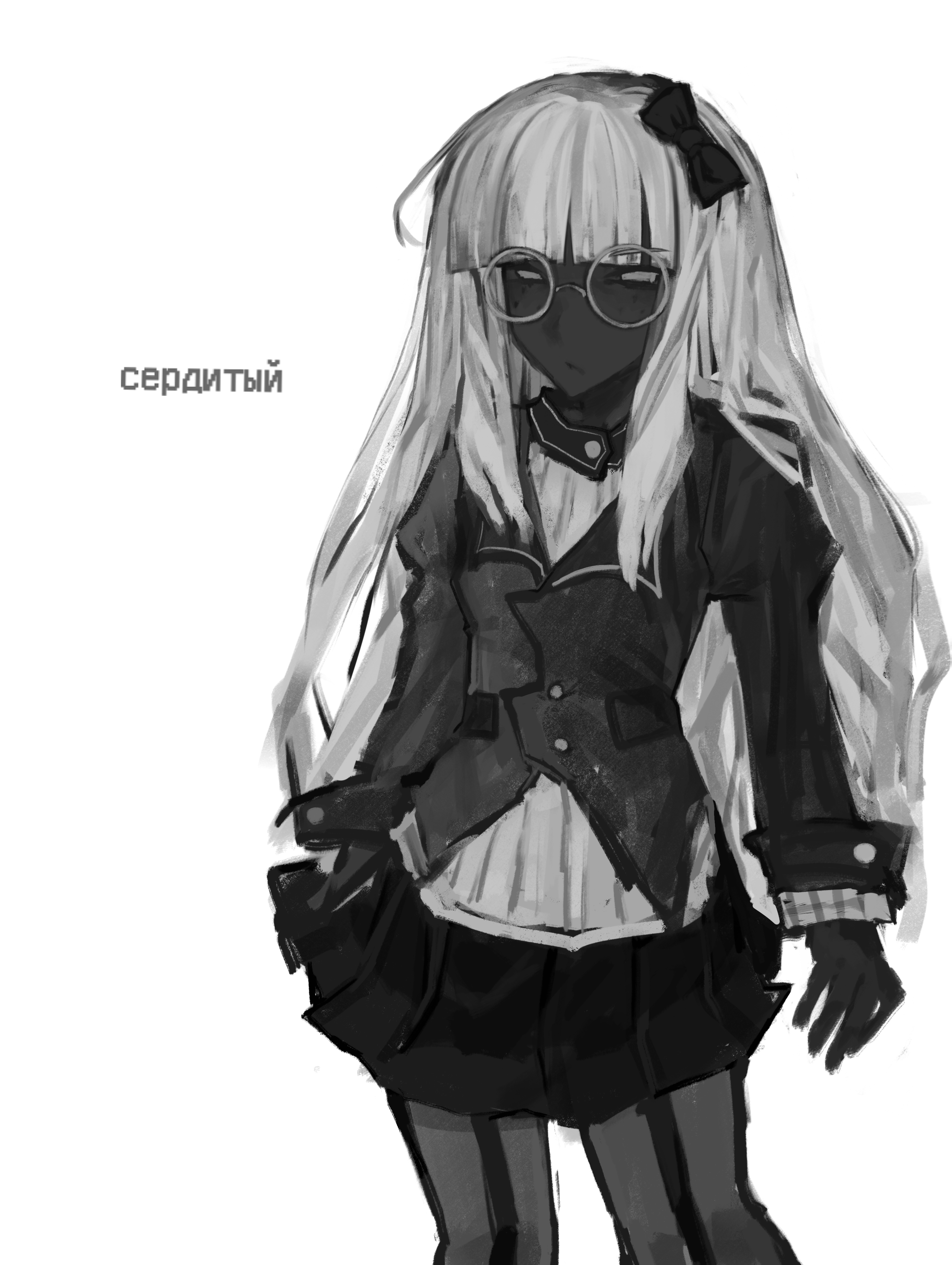 黑色。美女，_图2