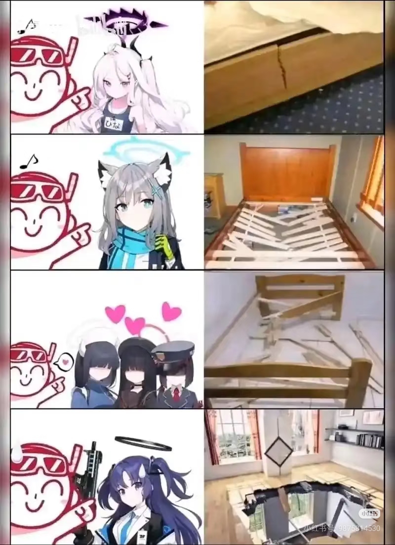 【碧蓝档案】地狱梗图:买了四杯咖啡但会议室来了五位领导_图3