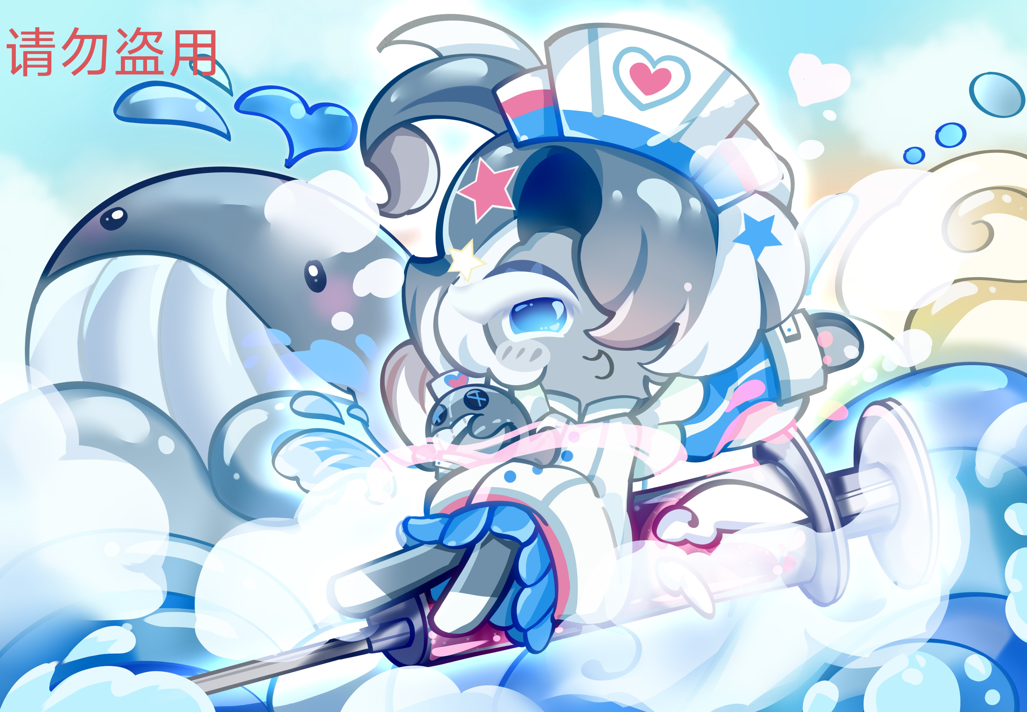 蓝鲸饼干的护士服装_图2