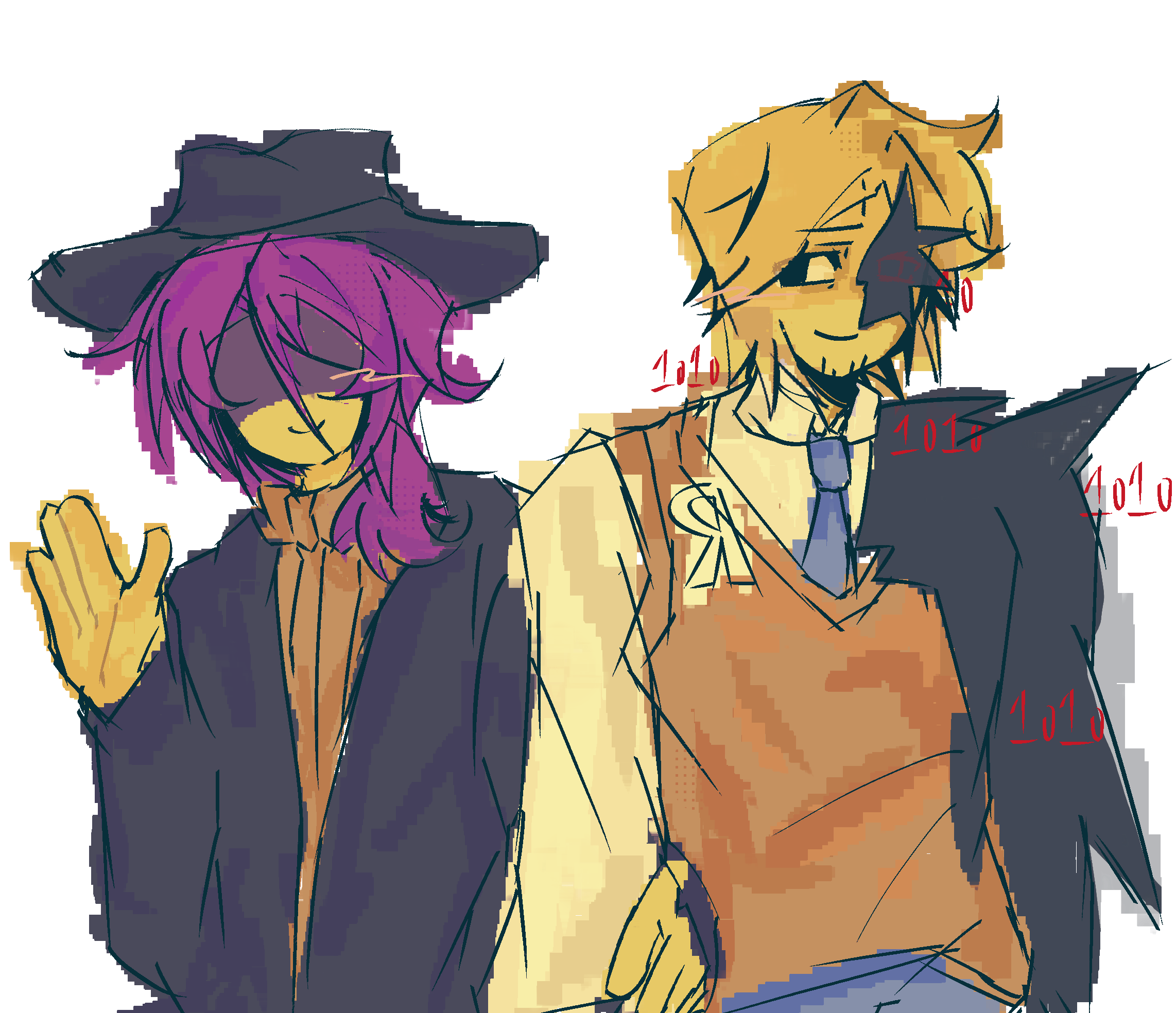 这几天是我开学后涂色最多的一次。_图3