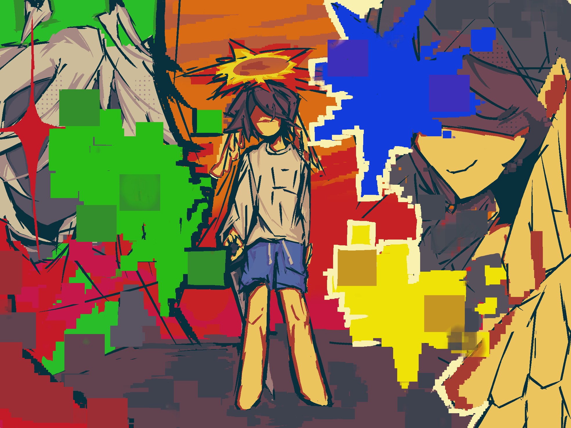 这几天是我开学后涂色最多的一次。_图3