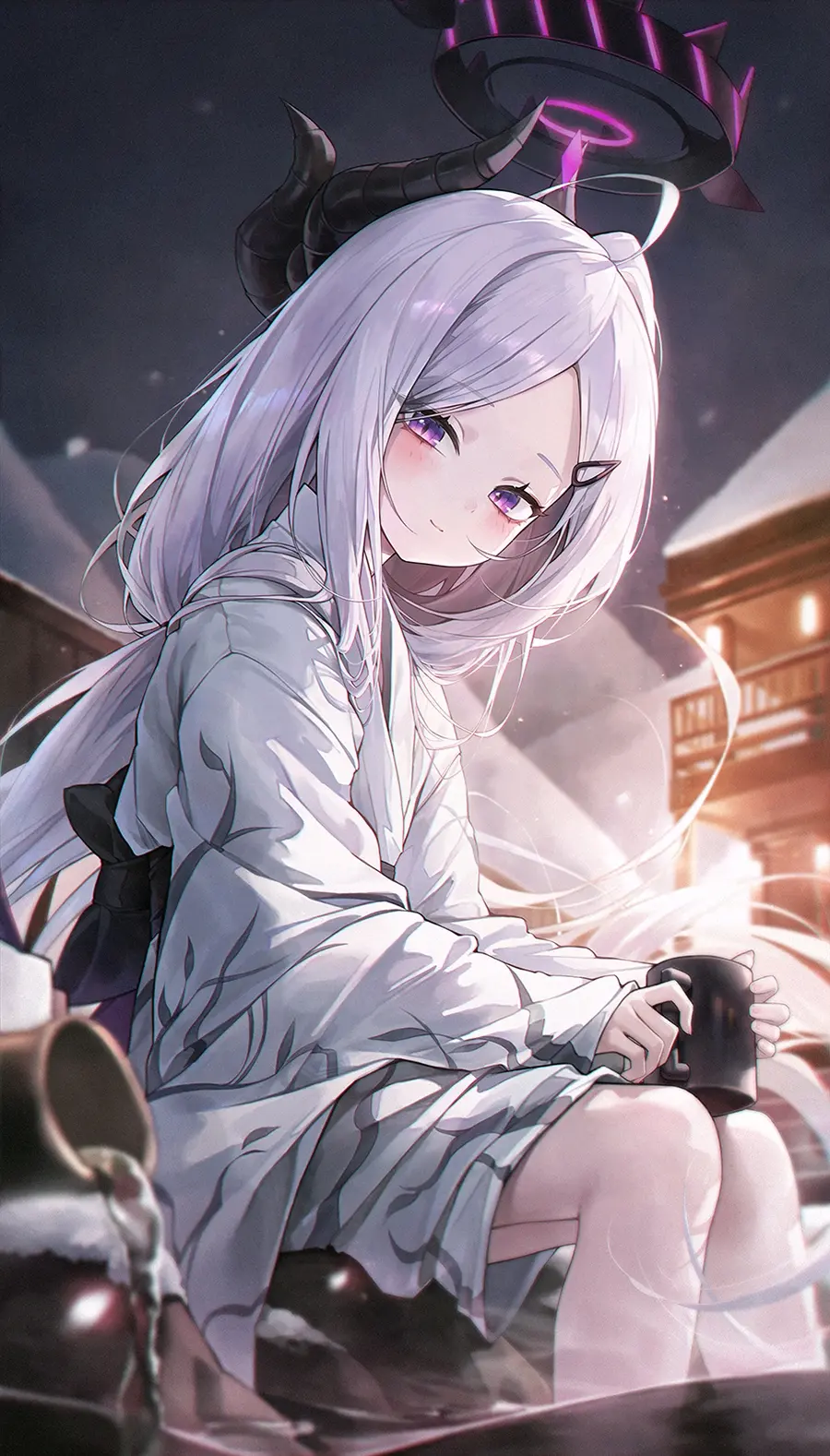 夜晚的一杯咖啡_图1