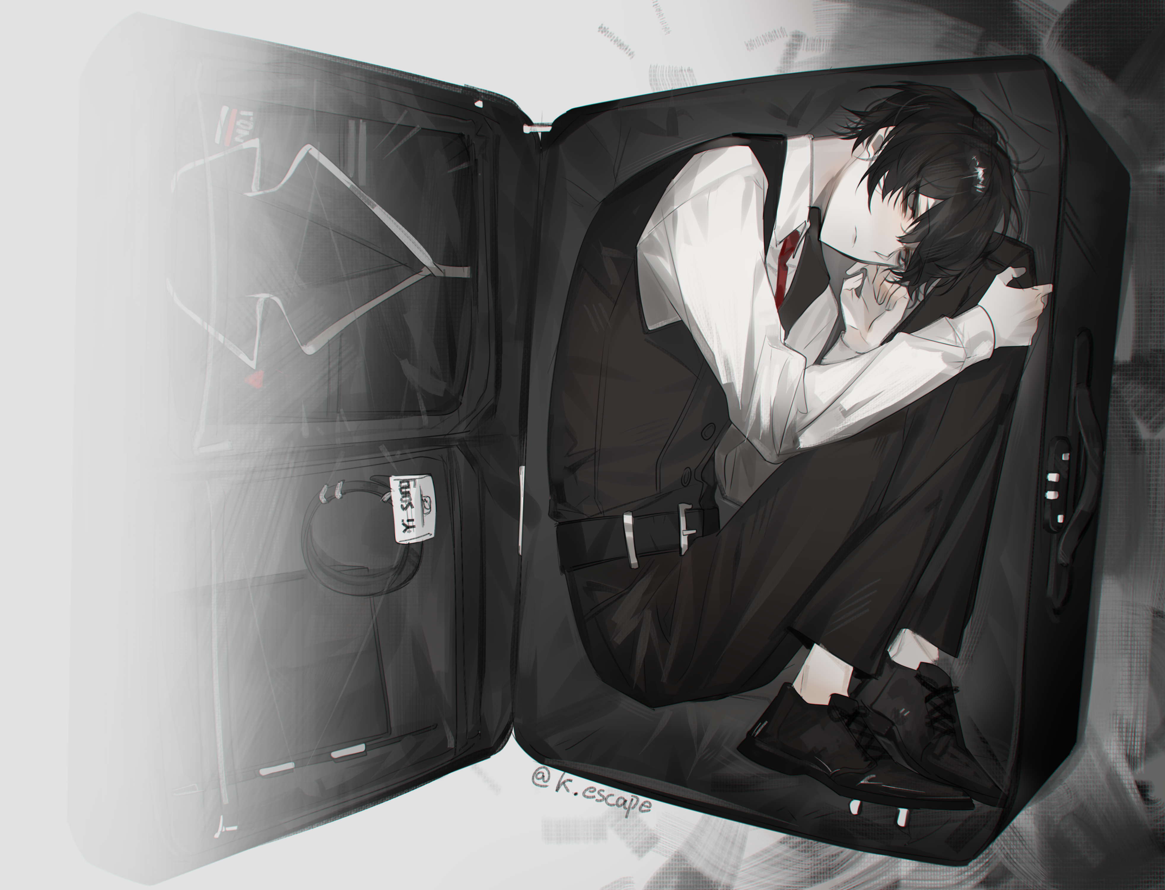 请看，行李箱！感觉在环指修行了_图1