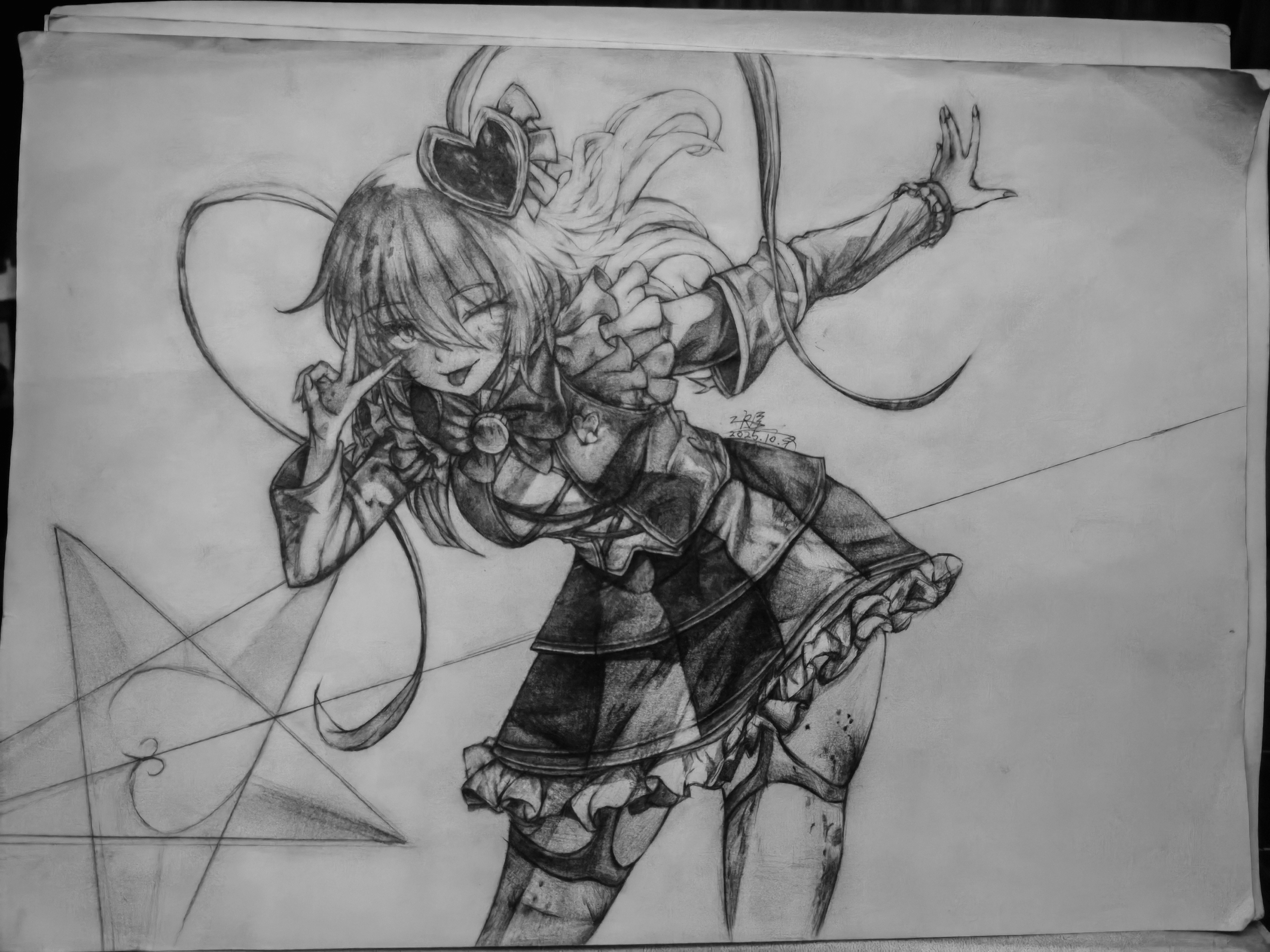 魔法少女唐（手绘）完成了！！！_图3