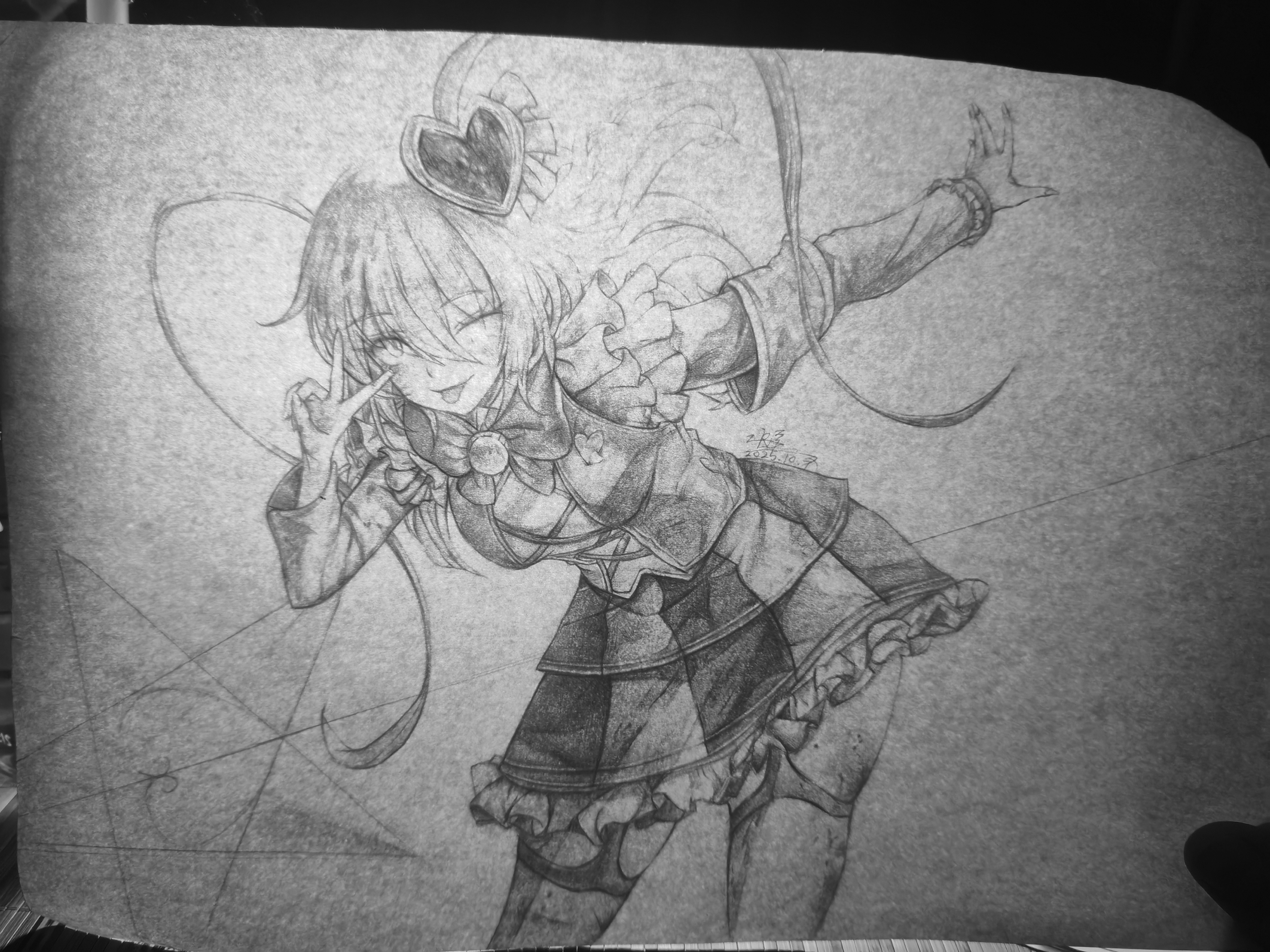 魔法少女唐（手绘）完成了！！！_图3