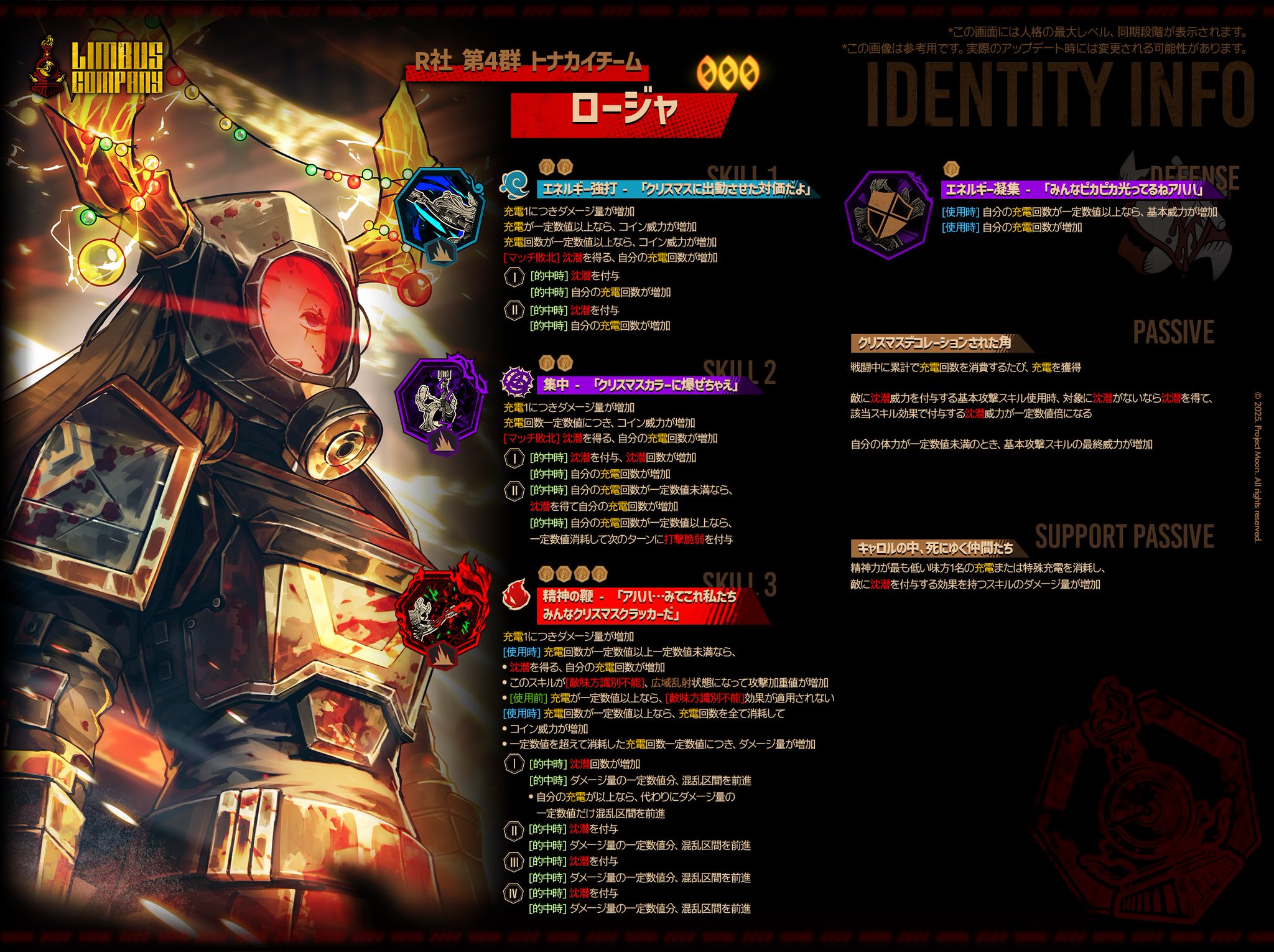 R公司 第四集团军 驯鹿队 罗佳 人格技能图前瞻_图3