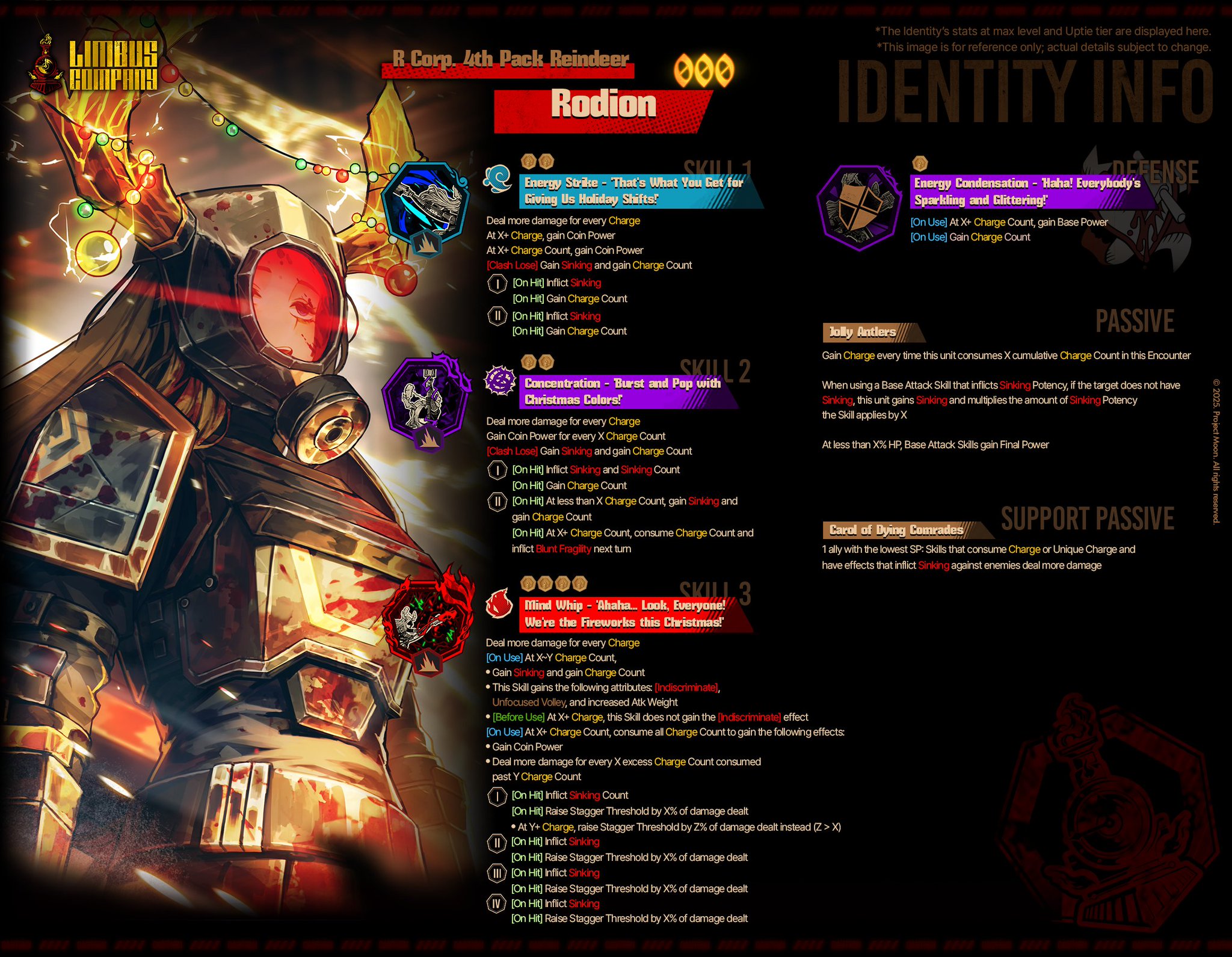 R公司 第四集团军 驯鹿队 罗佳 人格技能图前瞻_图3