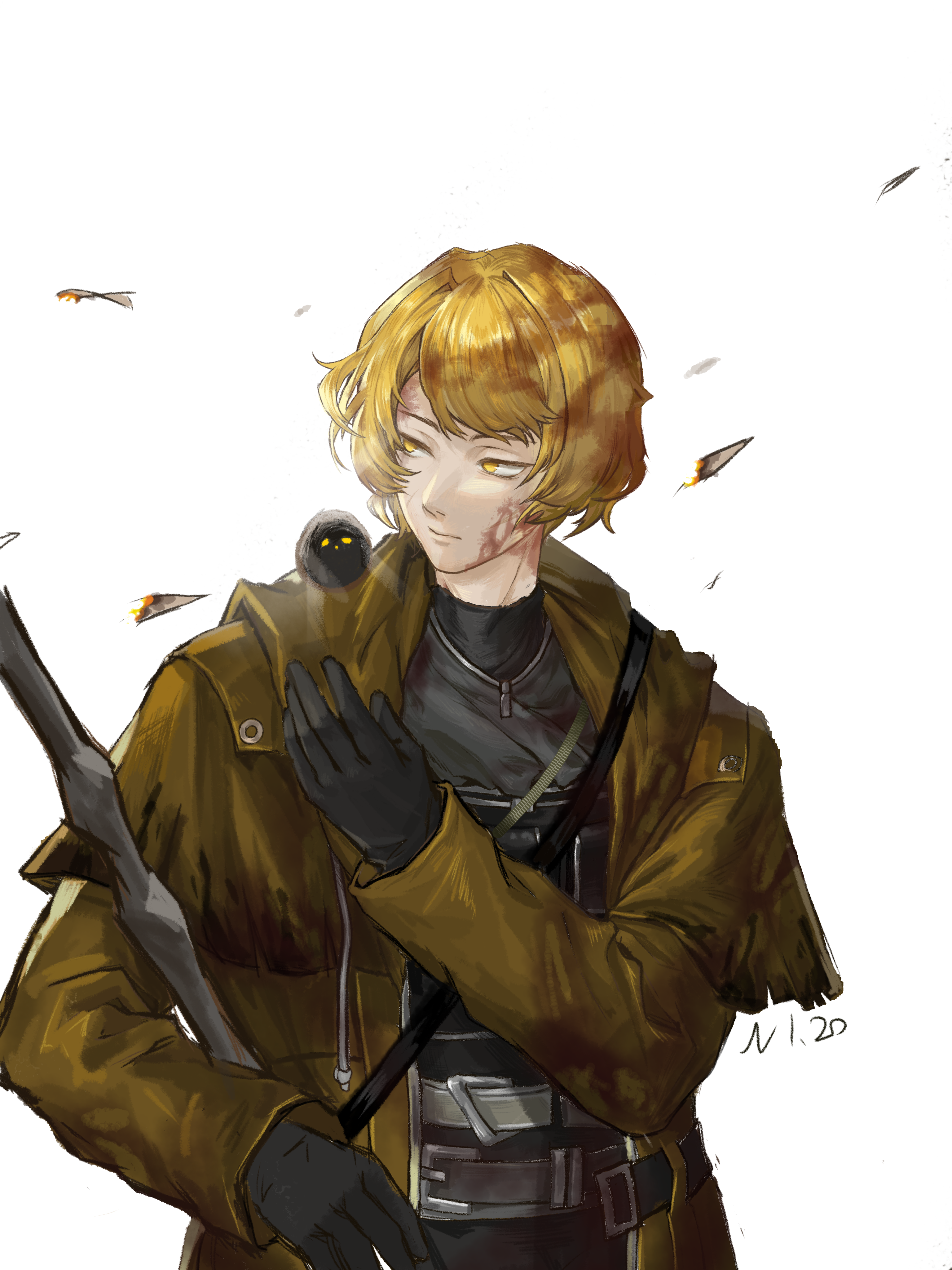 大颗粒，帅，终于画完了_图2