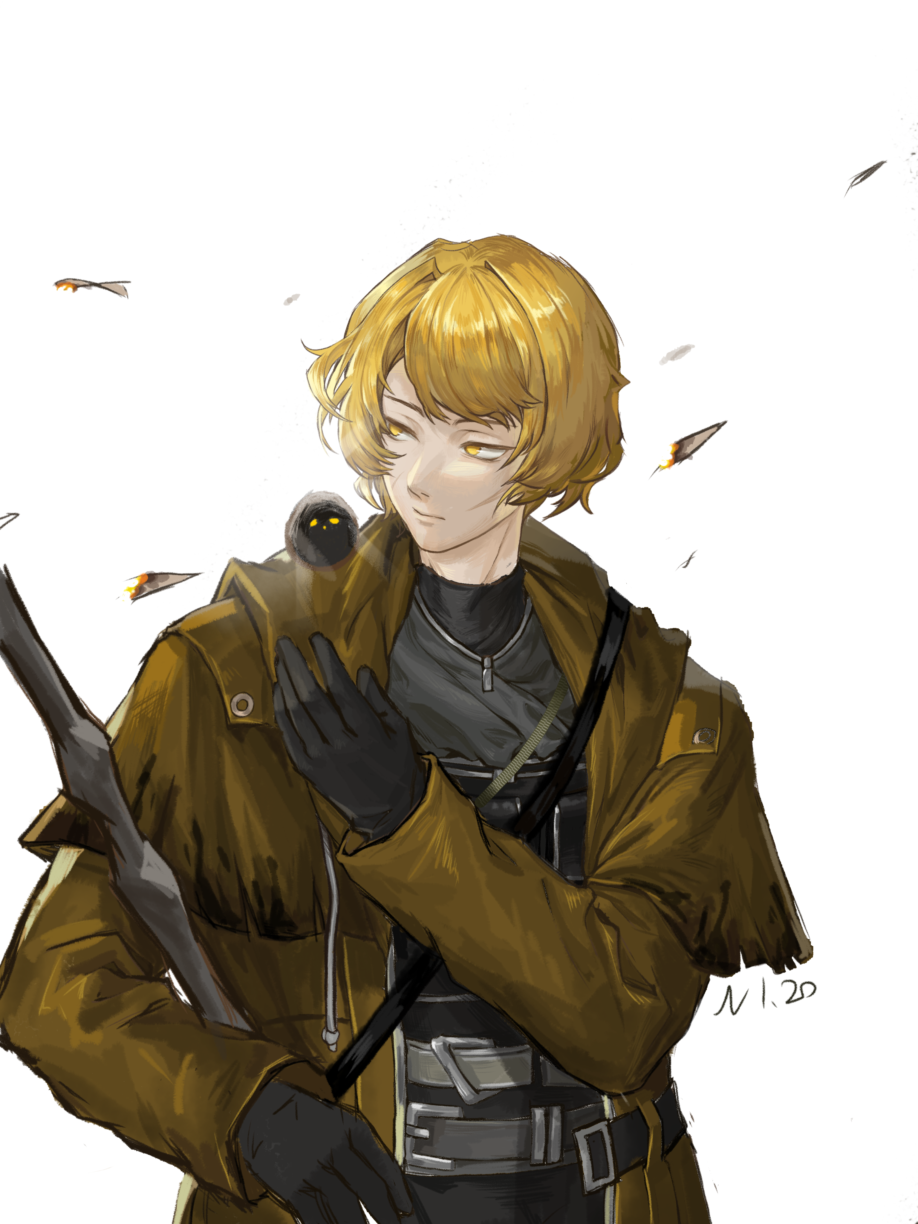 大颗粒，帅，终于画完了_图2