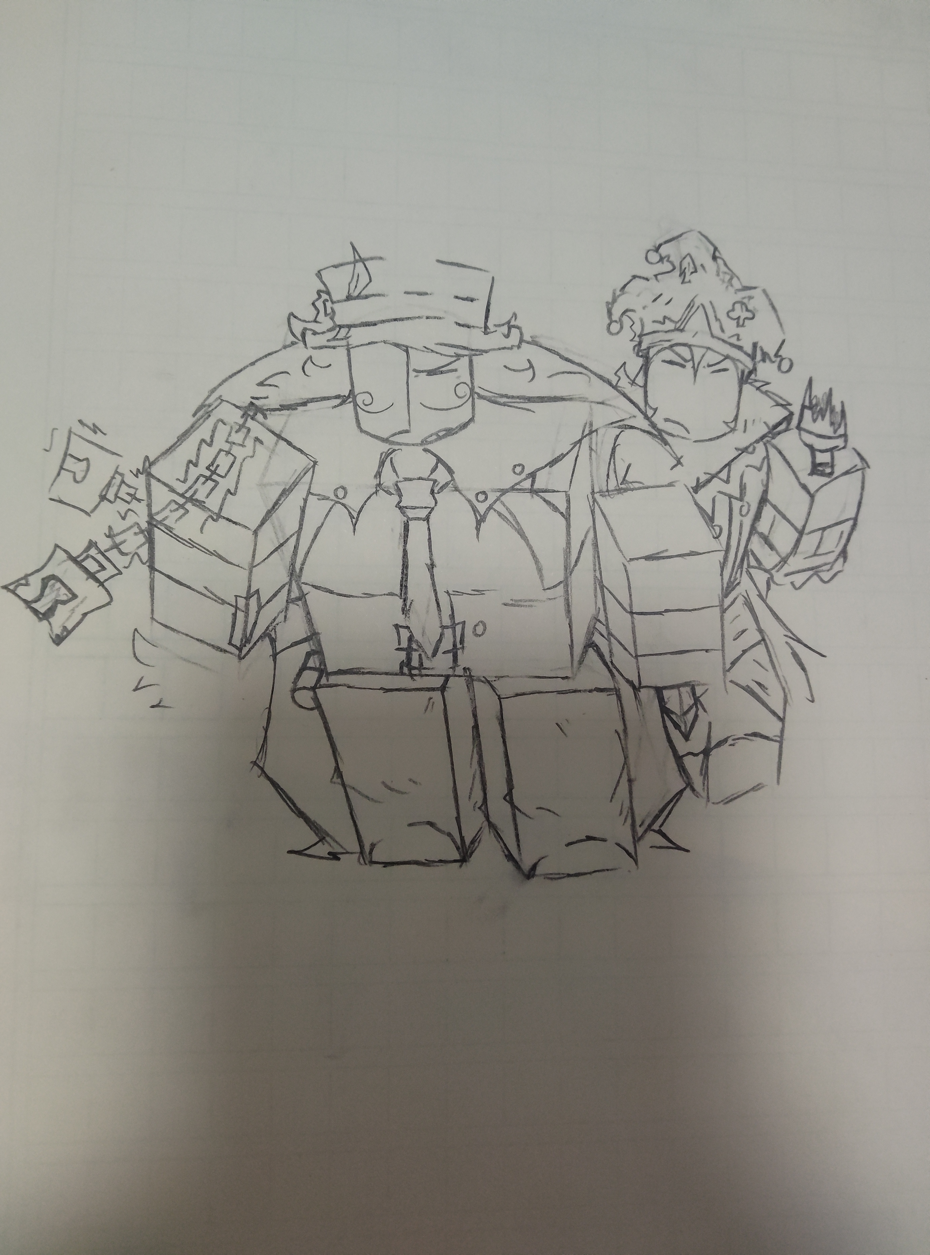 晒一晒拿纸画的吧._图3