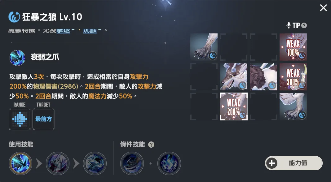 【攻略】棕色尘埃2 提尔一队七天Lv10 狂暴之狼（水）魔兽战阵容分享_图3