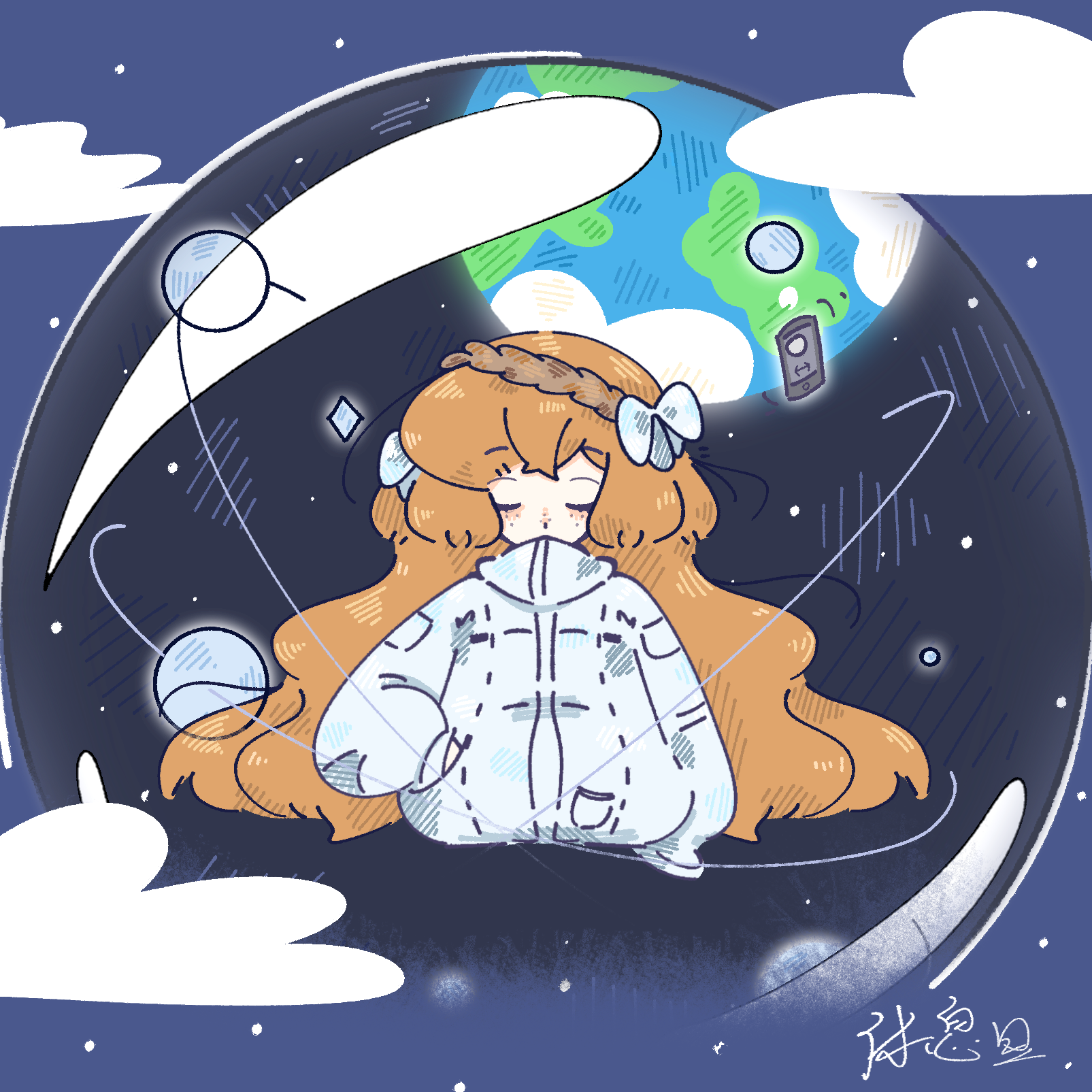 嗯…画了一张但是太丑了_图2