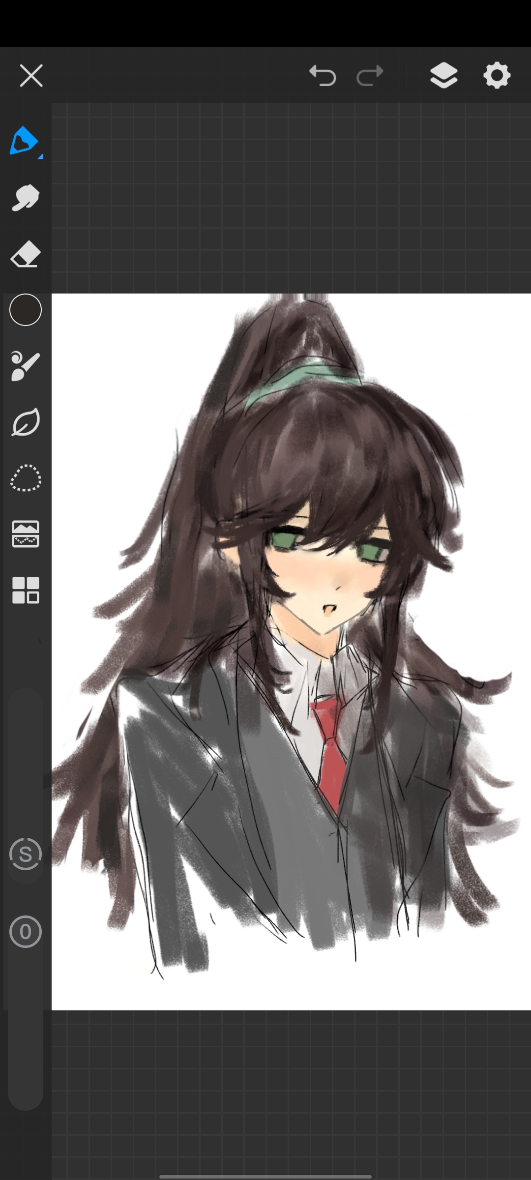 鸿路呀 上色是学的教程的_图1