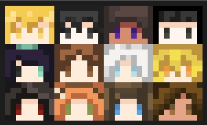 边狱巴士十二罪人杯垫拼豆图纸_图3