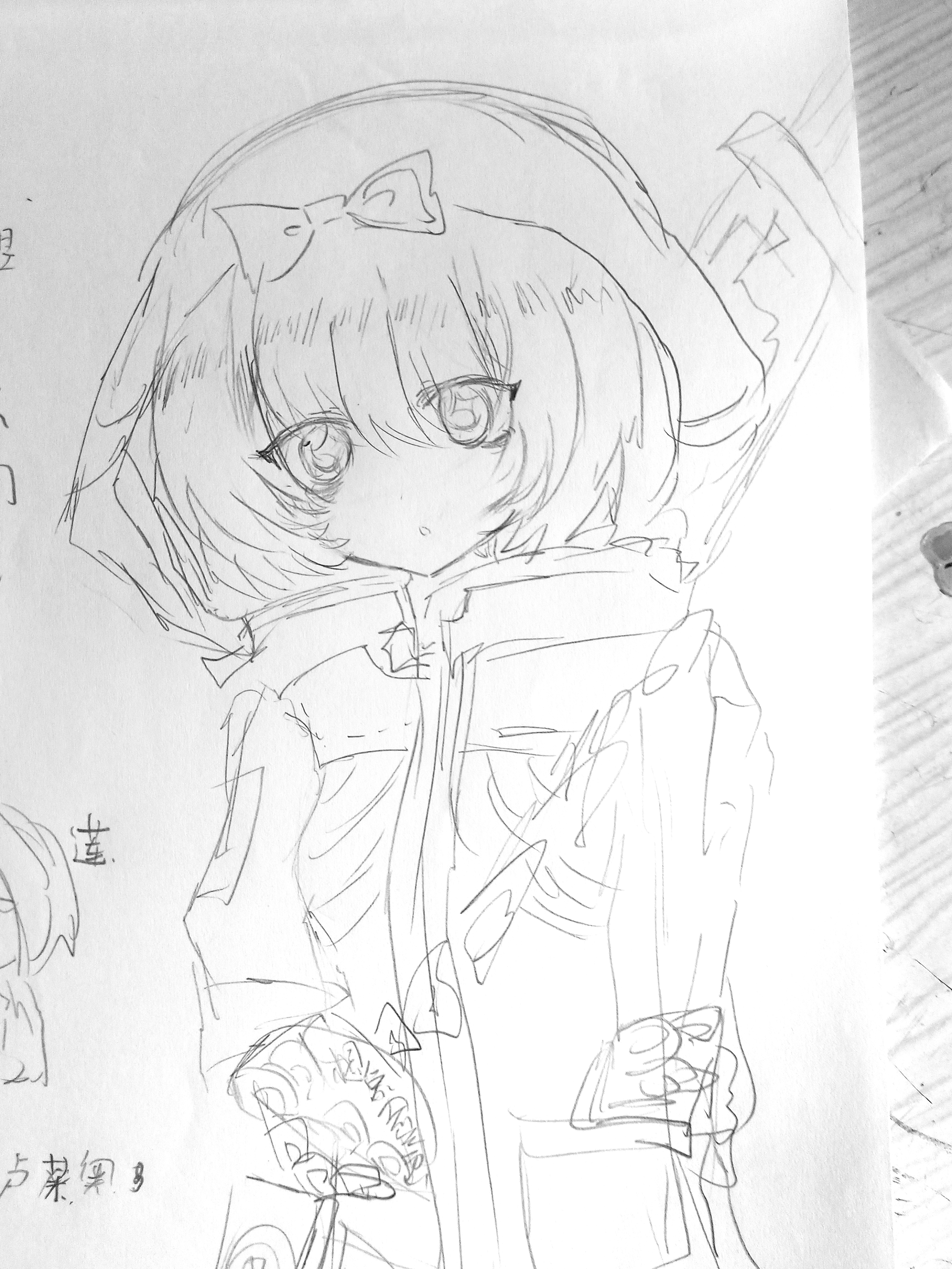 摸鱼，画了喜欢的五指子辈。不会画，男的，救，命_图3