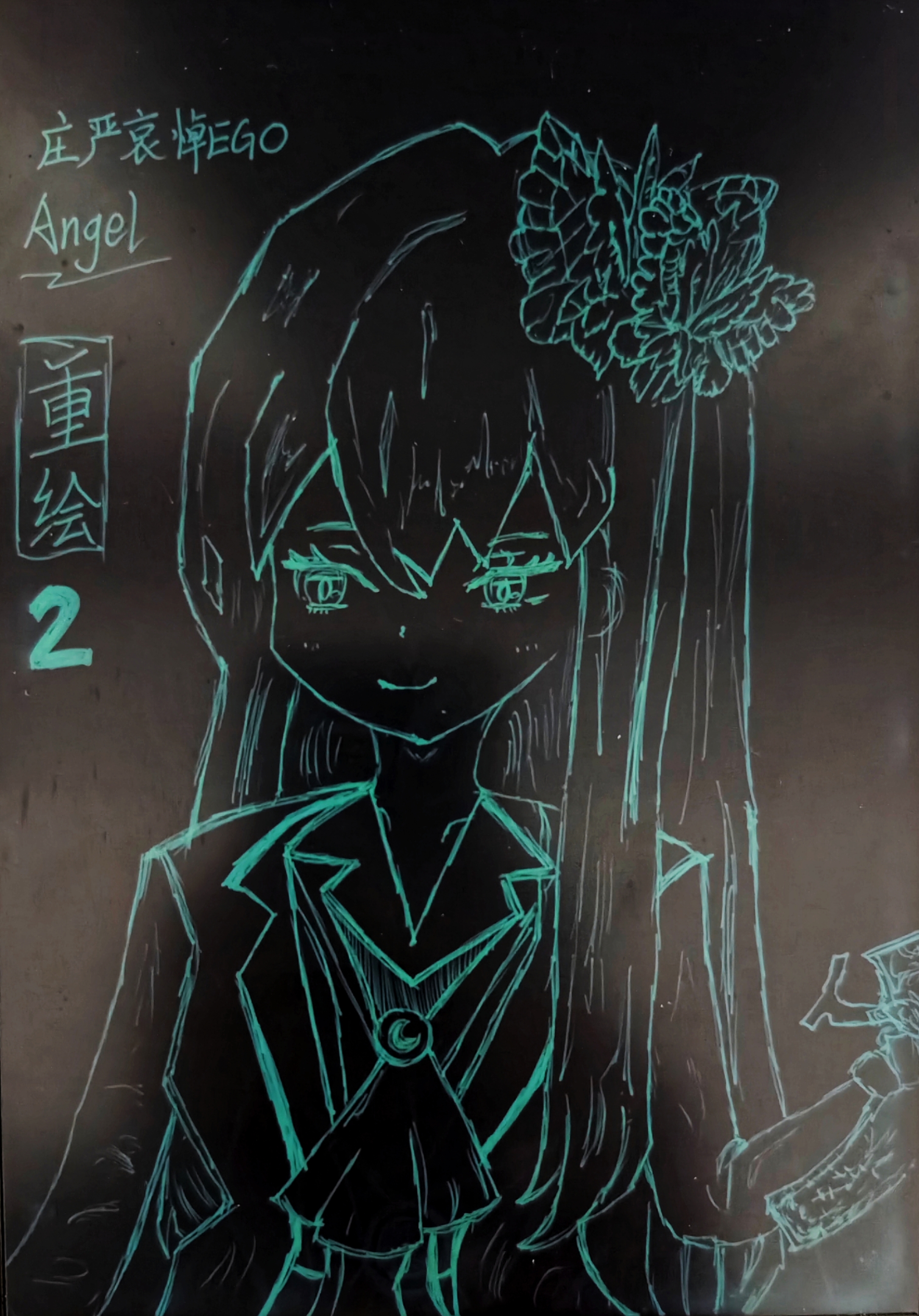 （本帖持续更新）【亡蝶葬仪EGO】：安吉拉，Q版立绘转半身像（实验品+重绘）_图3