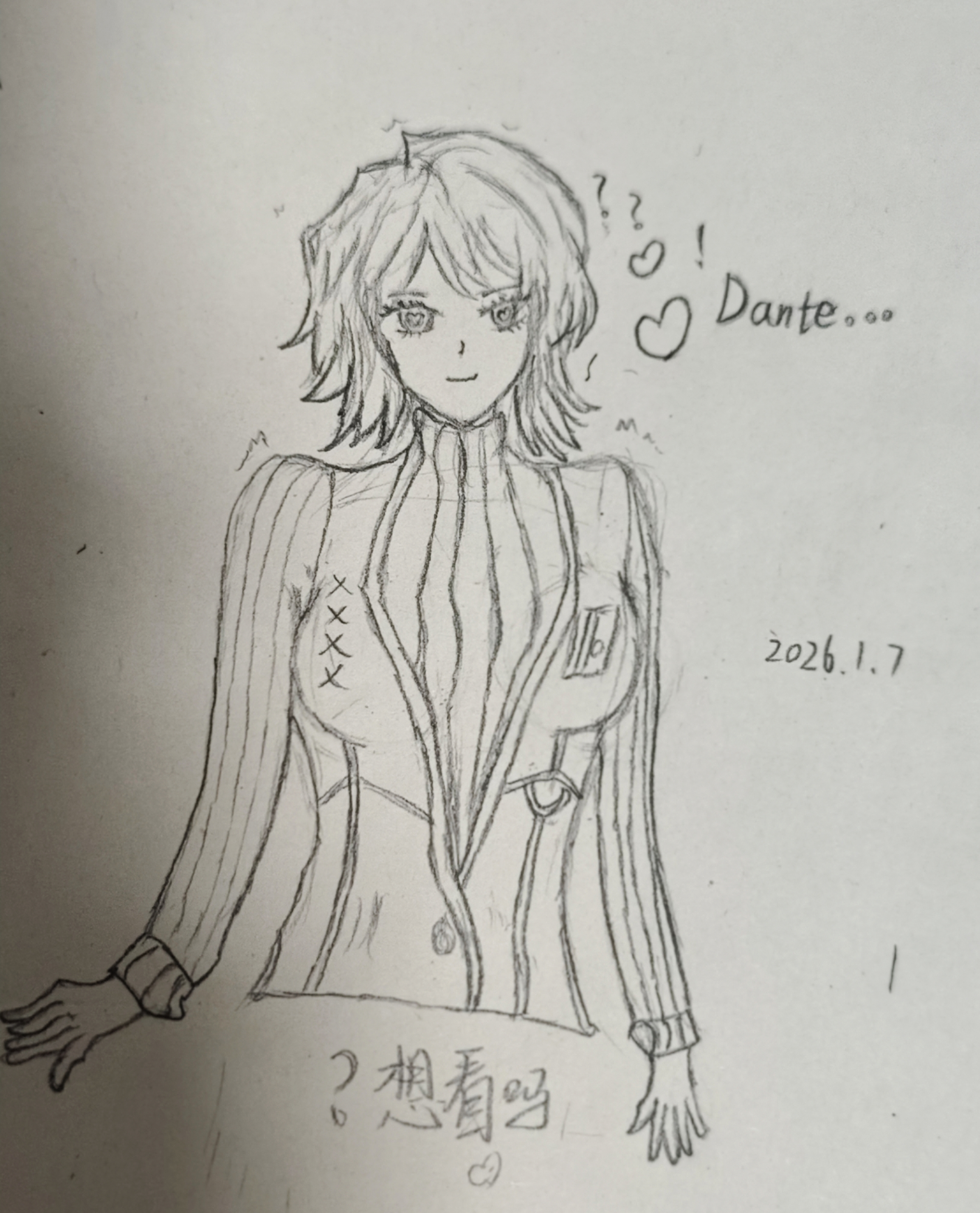 画半身像，但每天都改一点（自由发挥）_图3