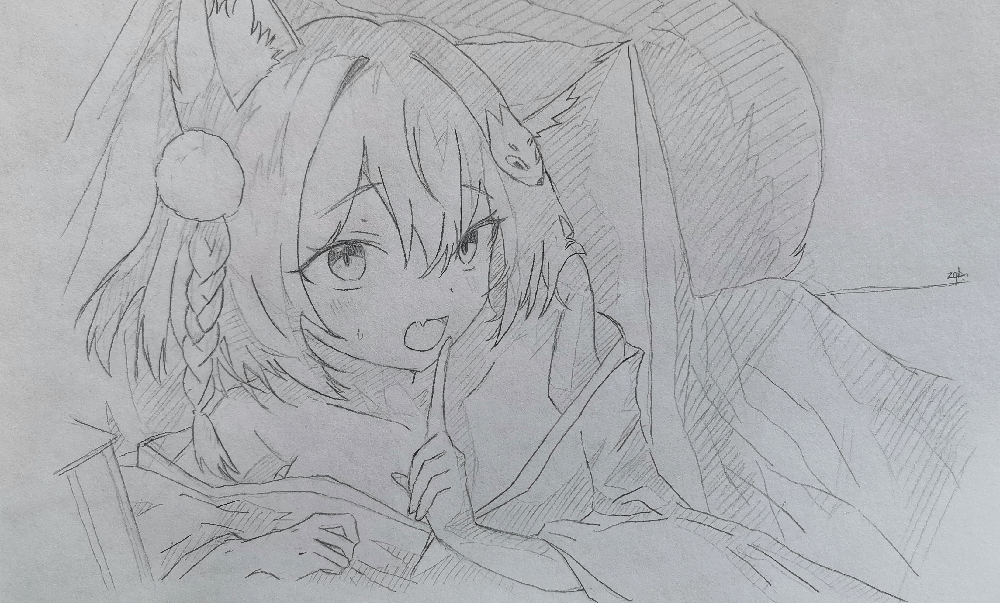 今天画了泉奈_图1