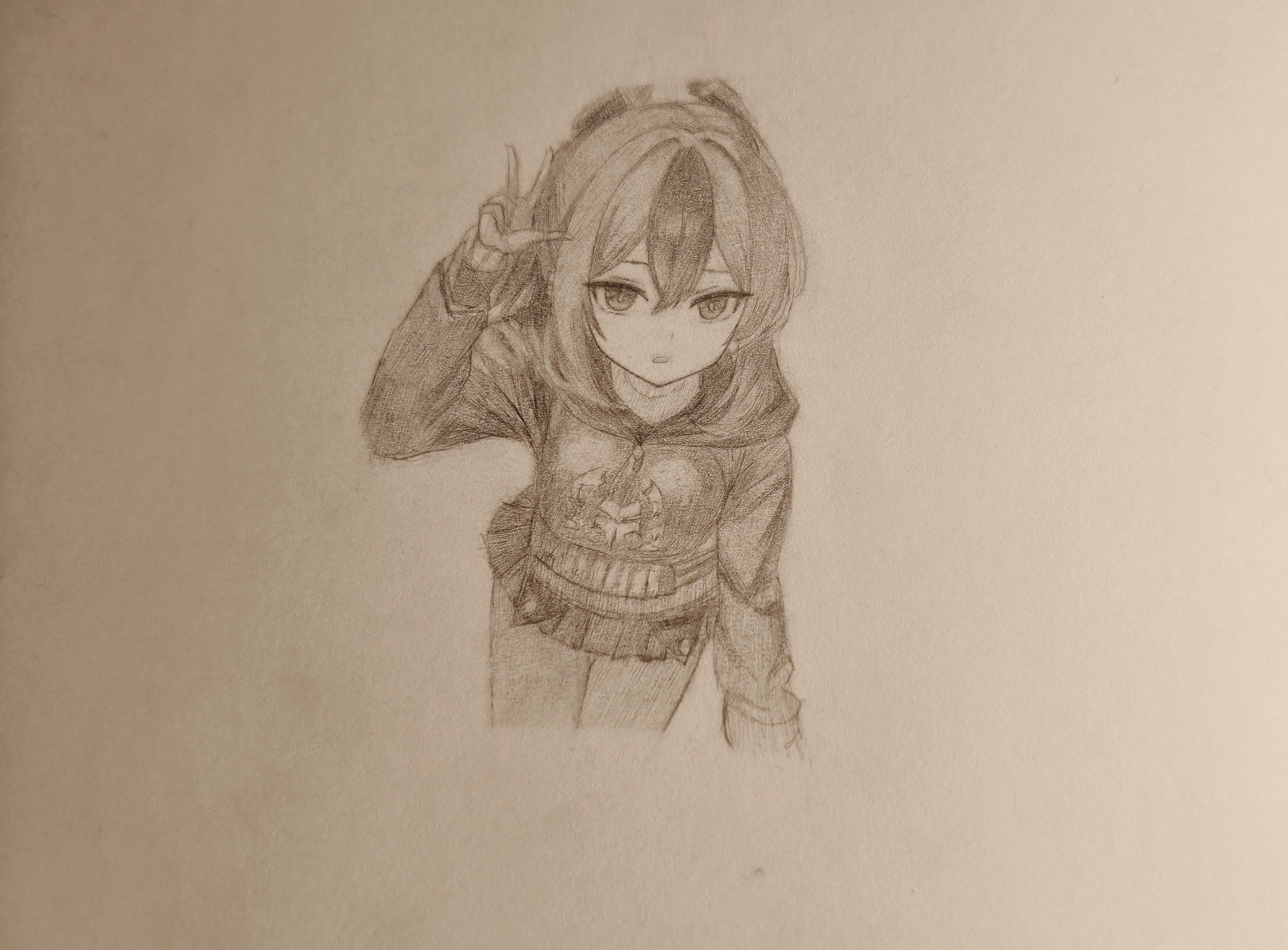 看看我在学校里画的角色_图3