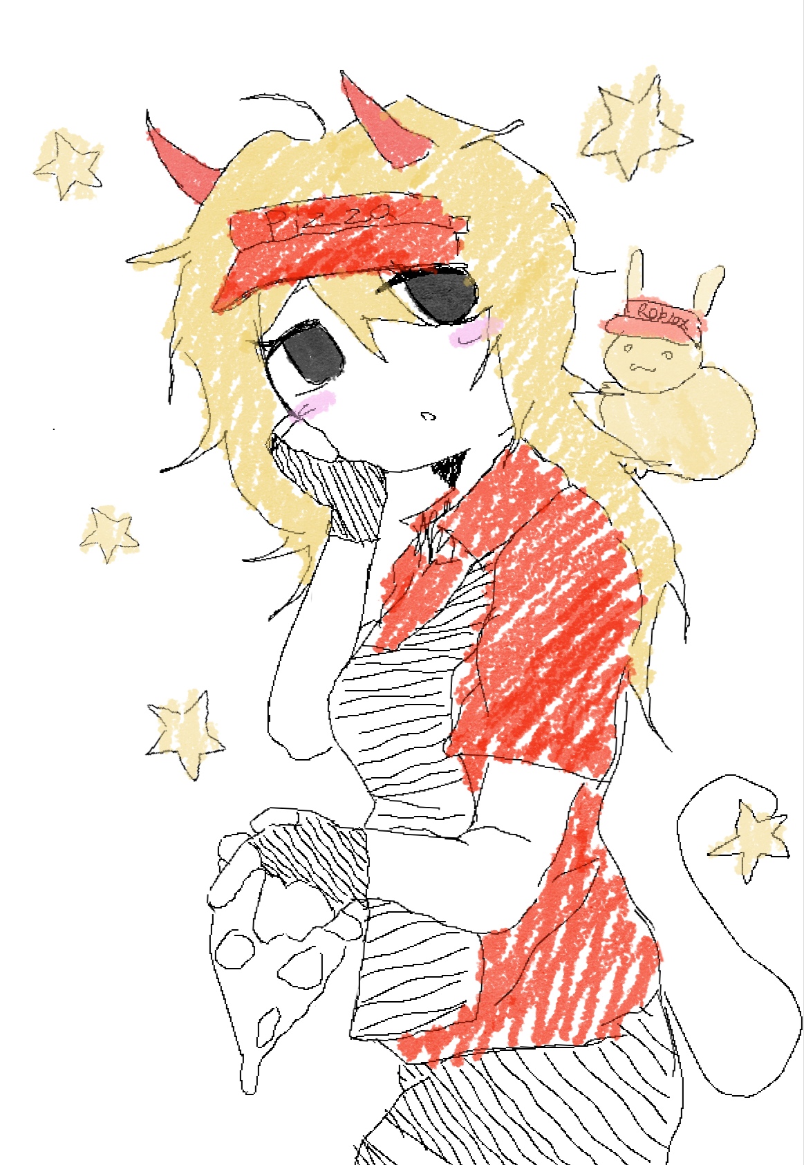 披萨好香好萌（舔舔舔舔舔舔）_图1