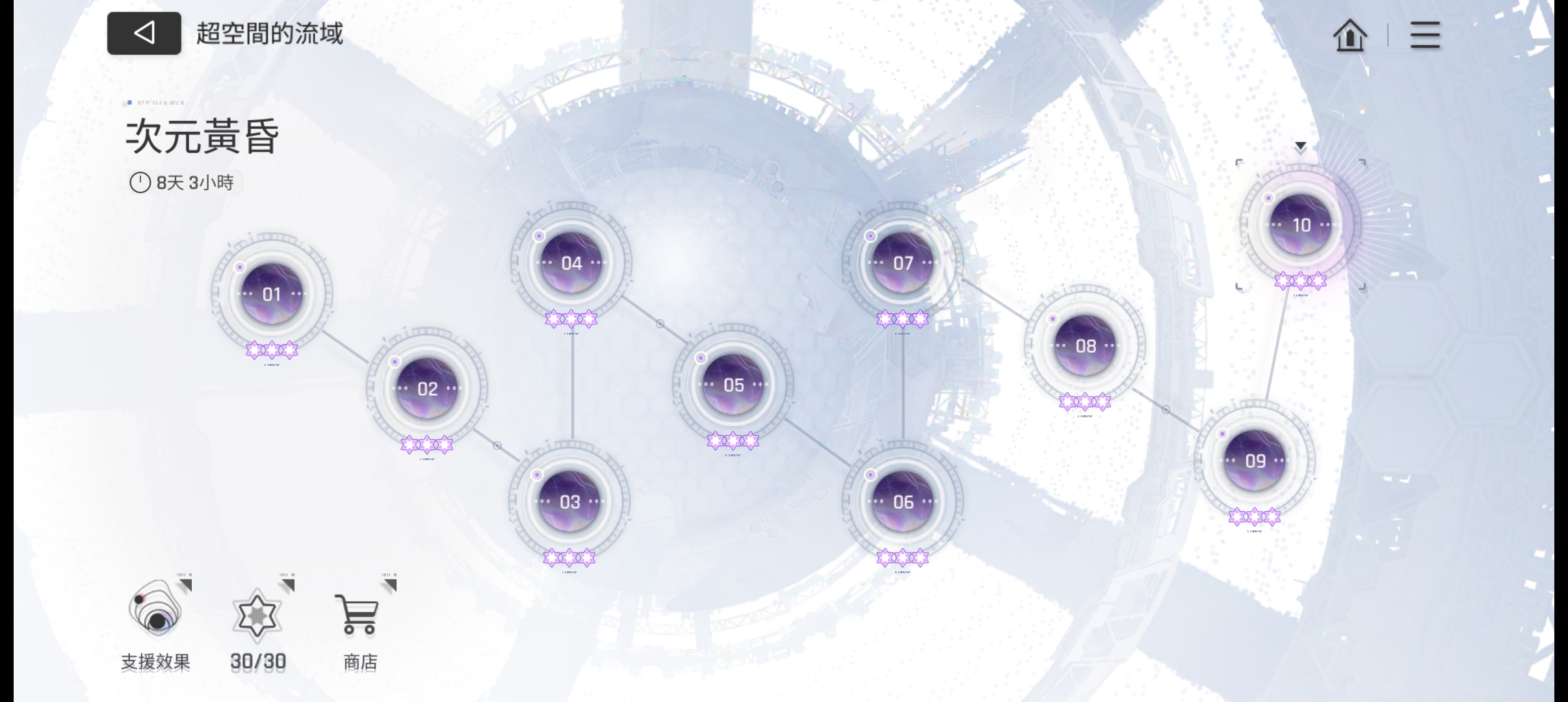 50多小时终于满星次元黄昏了，聊聊通关心得_图3