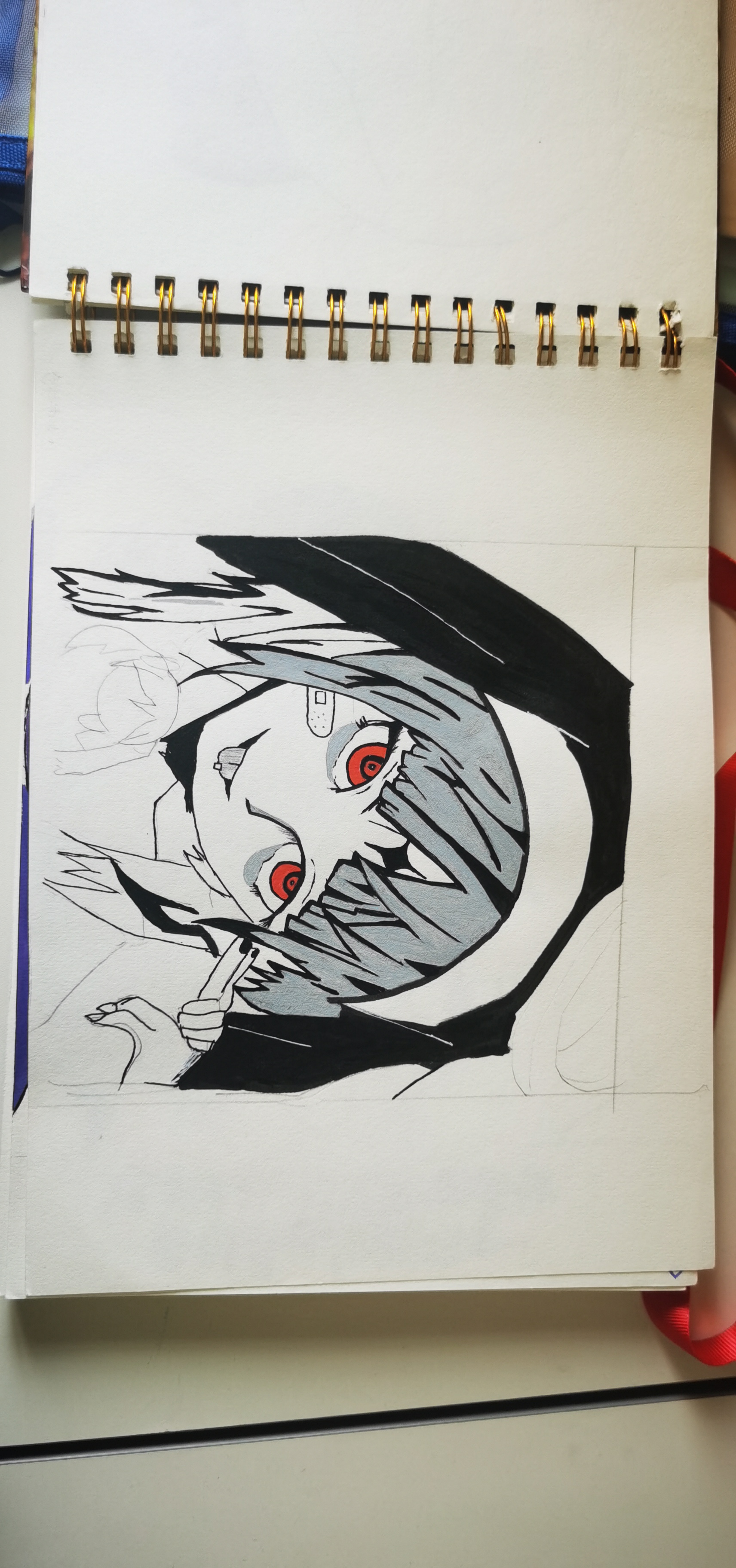 依旧是还没涂完色的画，没力气了，大概就是吧，初二，q版太丑了🤐😭_图3