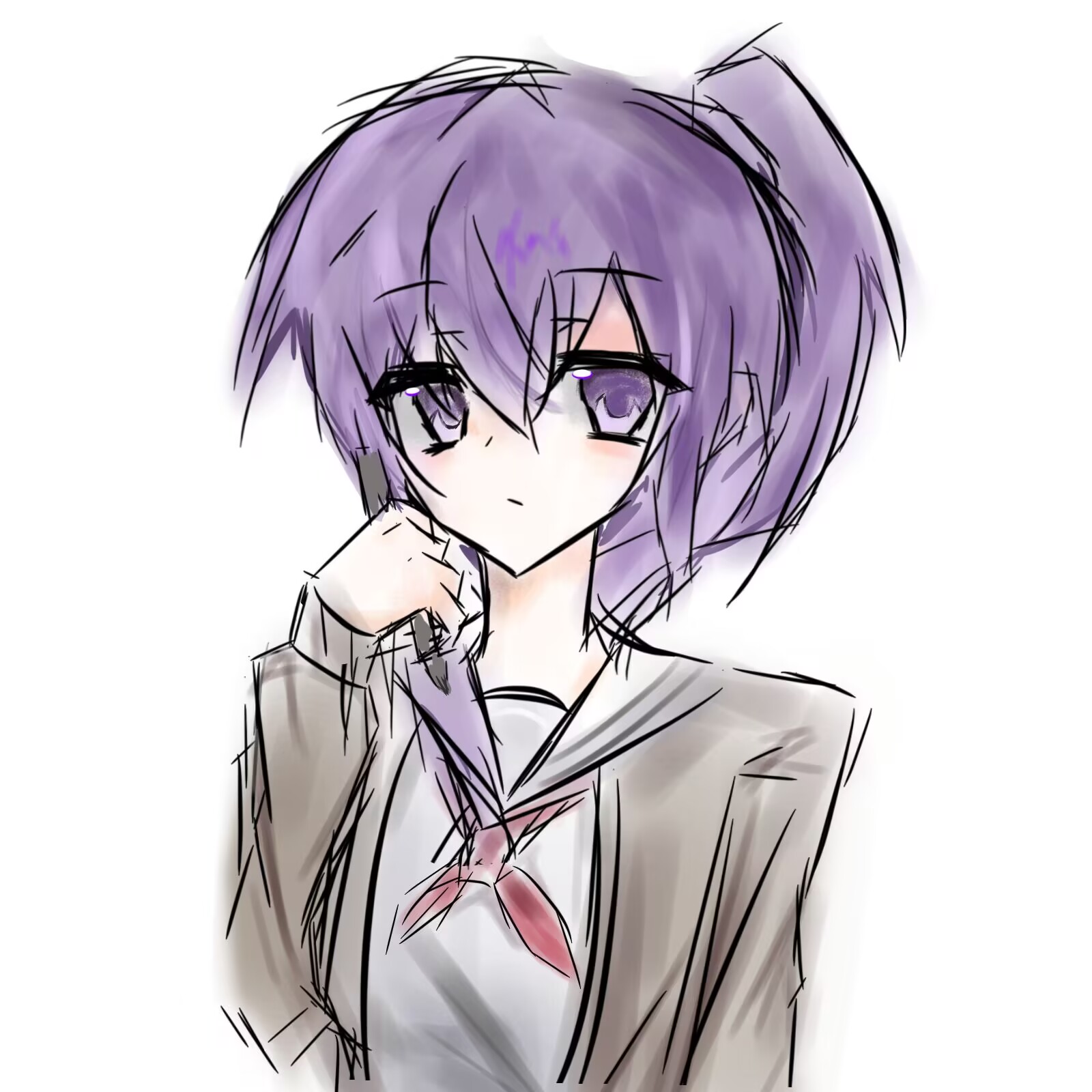 画了真冬！（不喜勿喷啦•᎔•）_图1