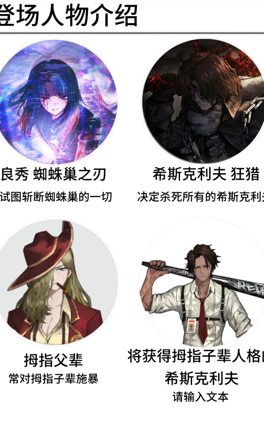镜世界蜘蛛巢绝望四人组_图3