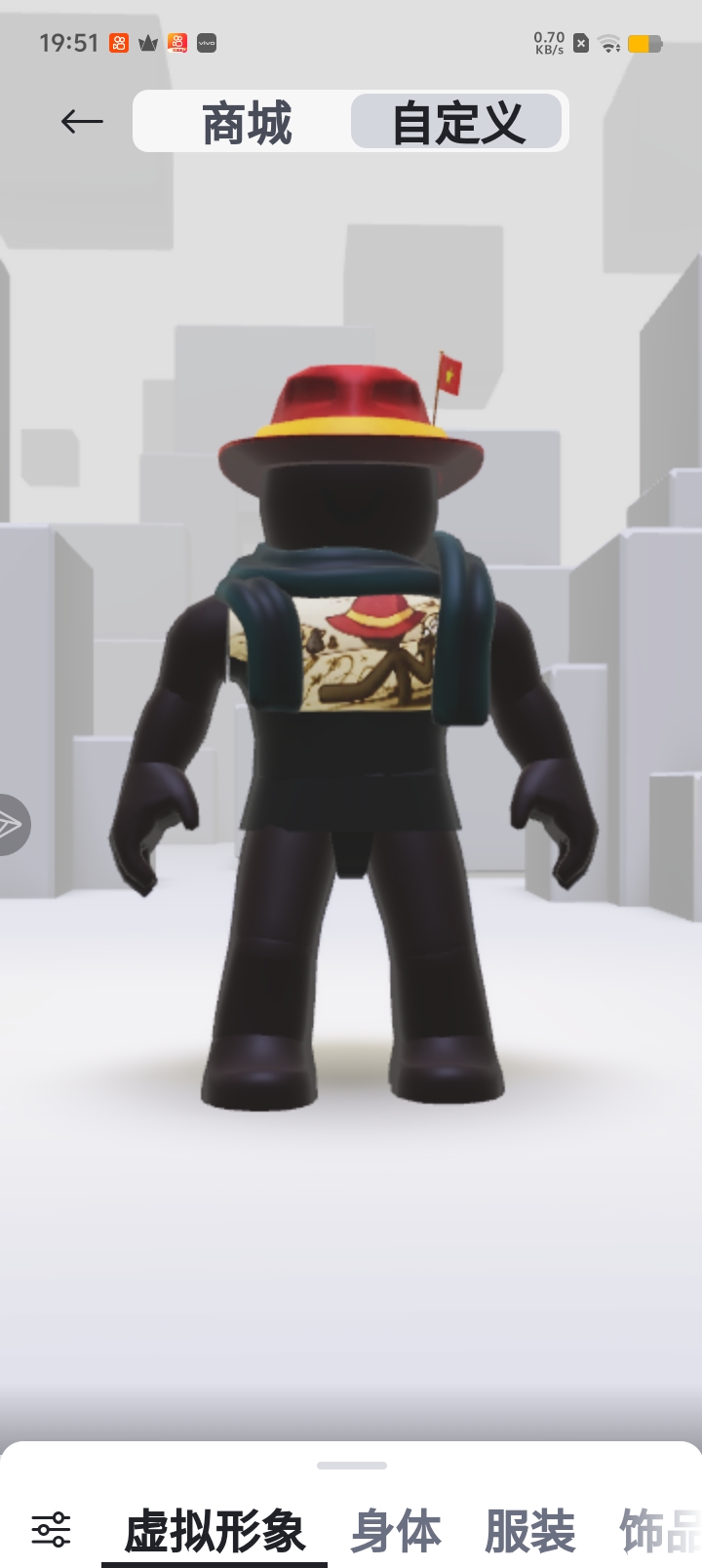 罗布乐思自制皮肤火柴人战争3红色情报员_图1